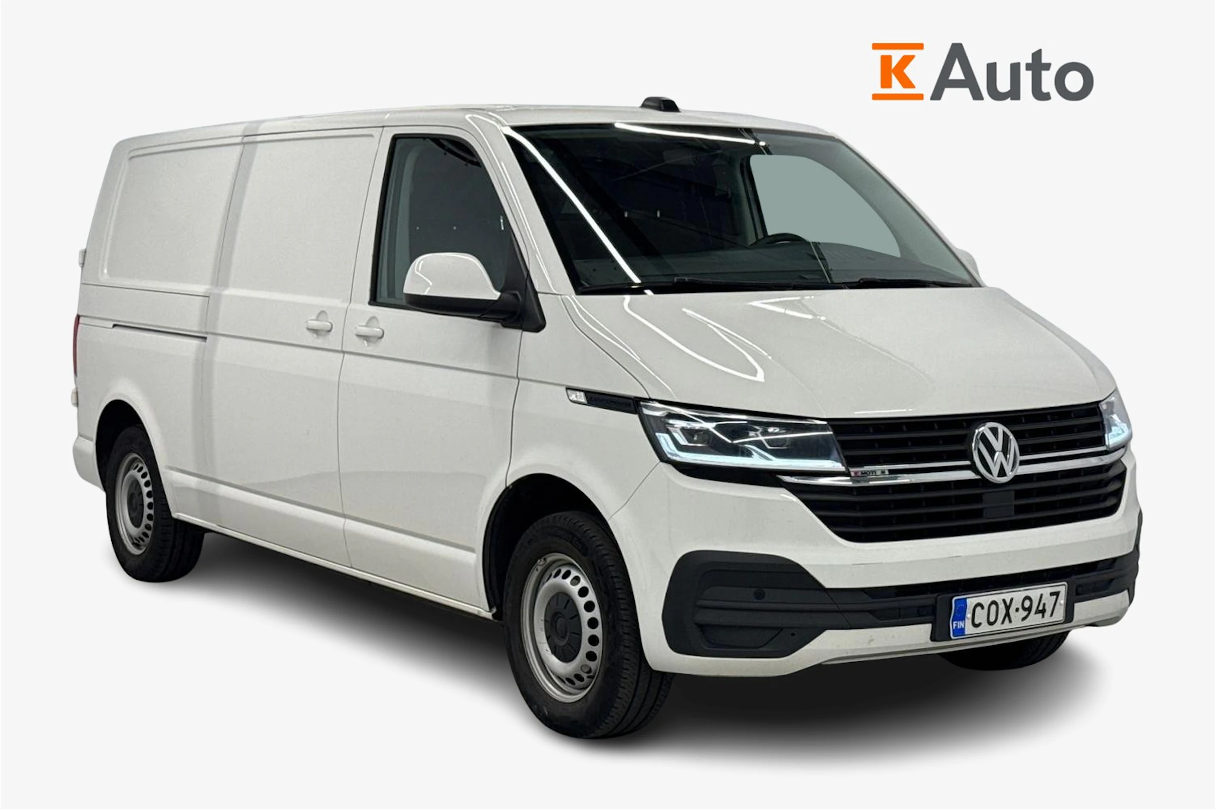 valkoinen Volkswagen Transporter 2020 kuva 1.