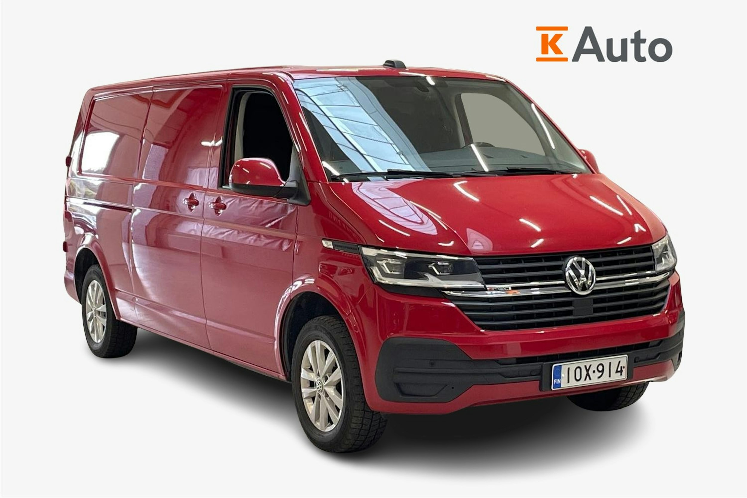 punainen Volkswagen Transporter 2020 kuva 1.