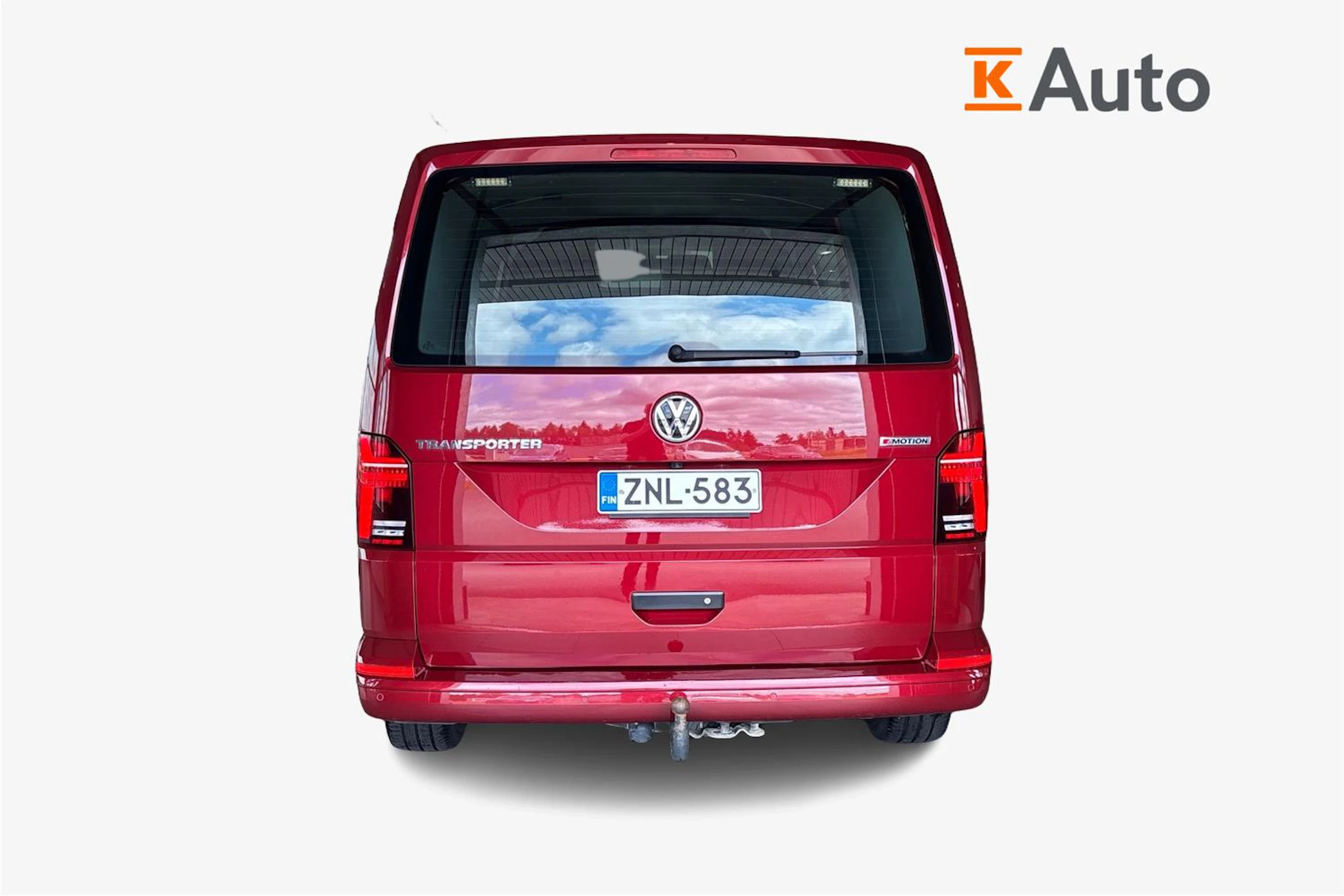 Punainen Volkswagen TRANSPORTER 2020 kuva 4.