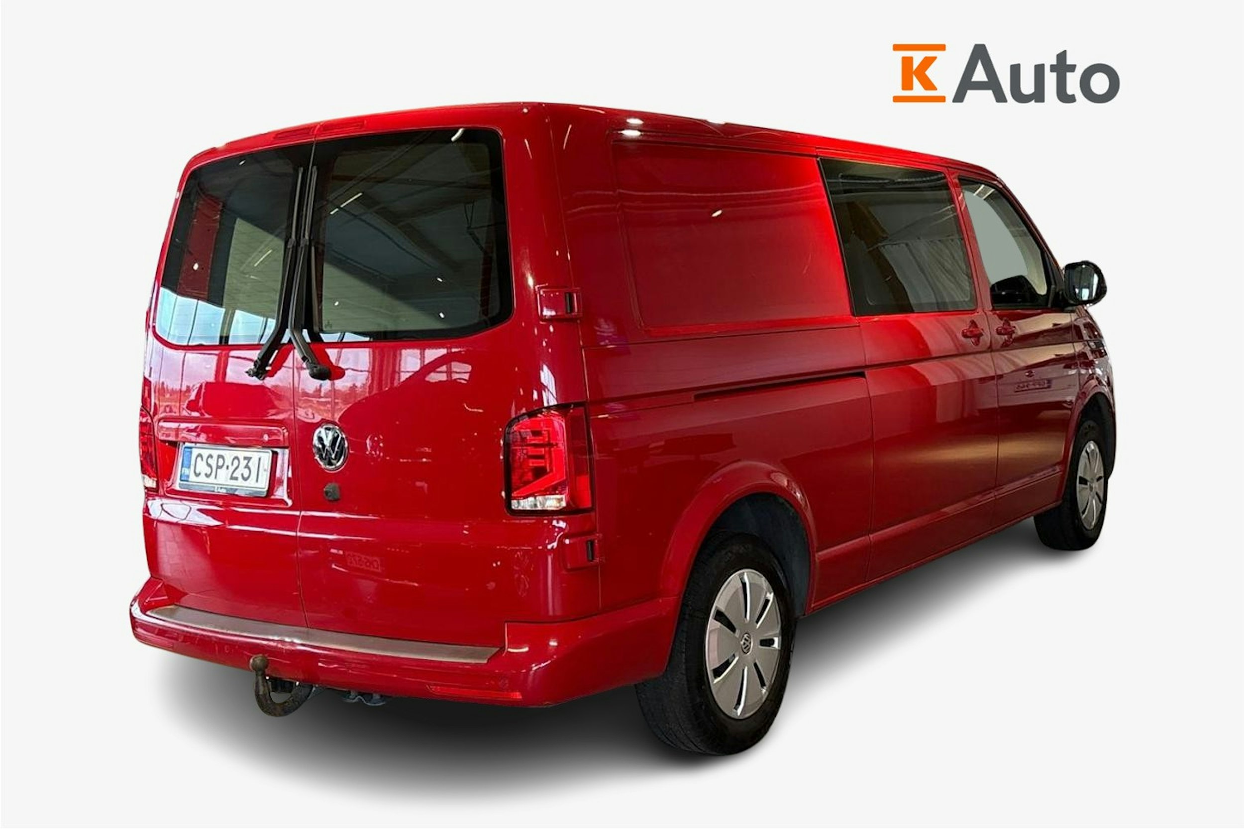 Punainen Volkswagen Transporter 2021 kuva 3.