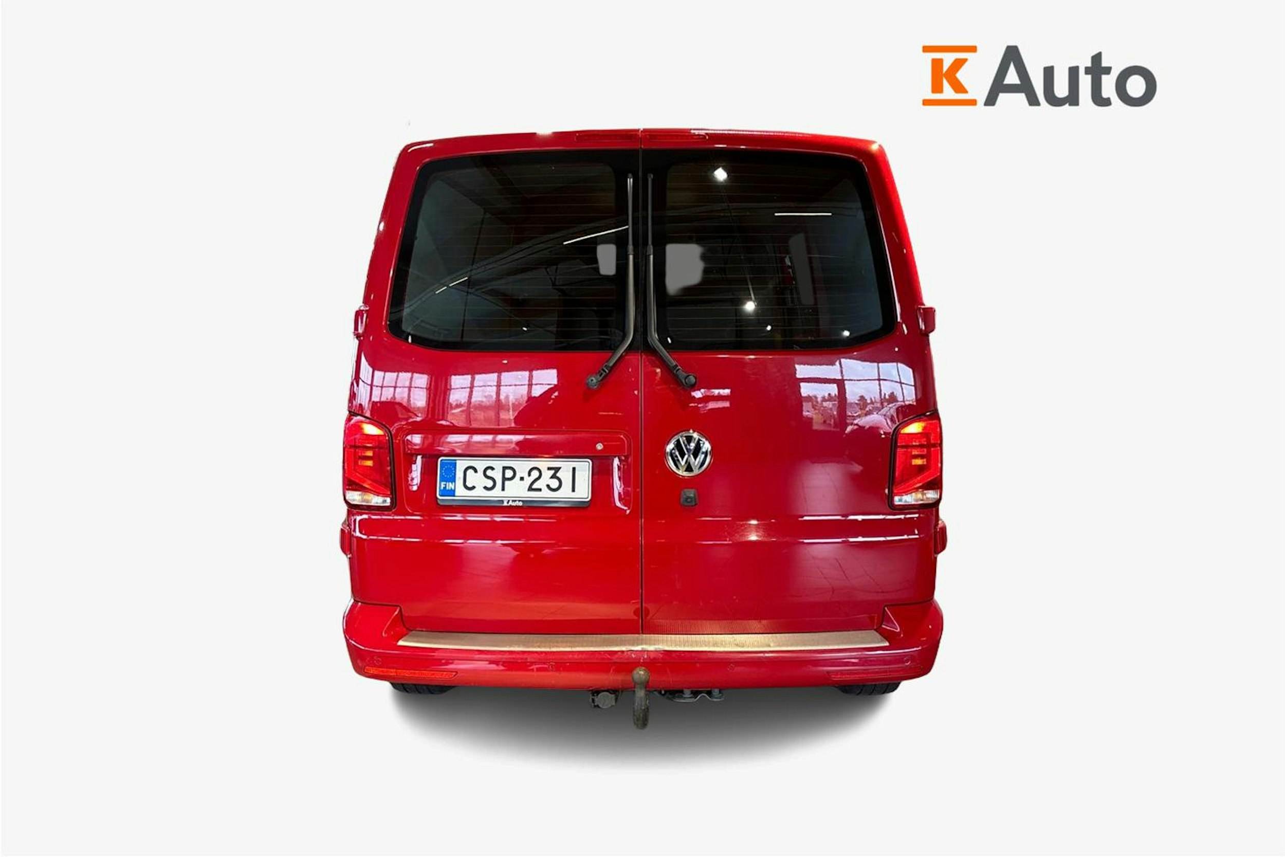 Punainen Volkswagen Transporter 2021 kuva 4.