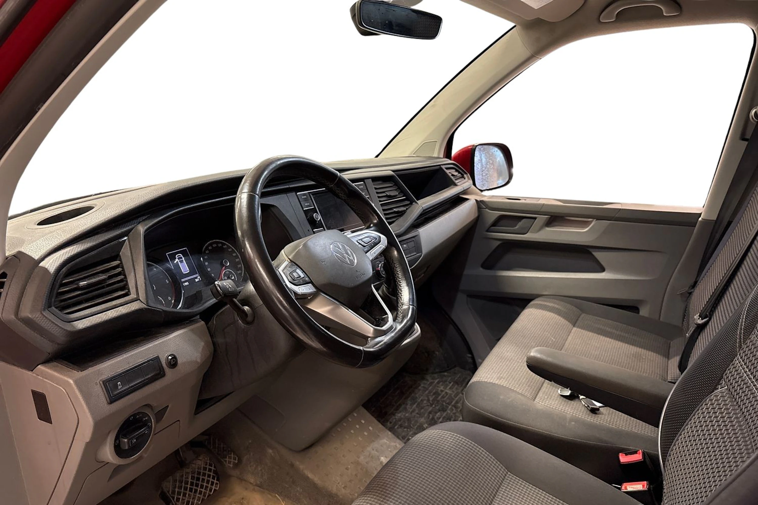 punainen Volkswagen Transporter 2021 kuva 3.