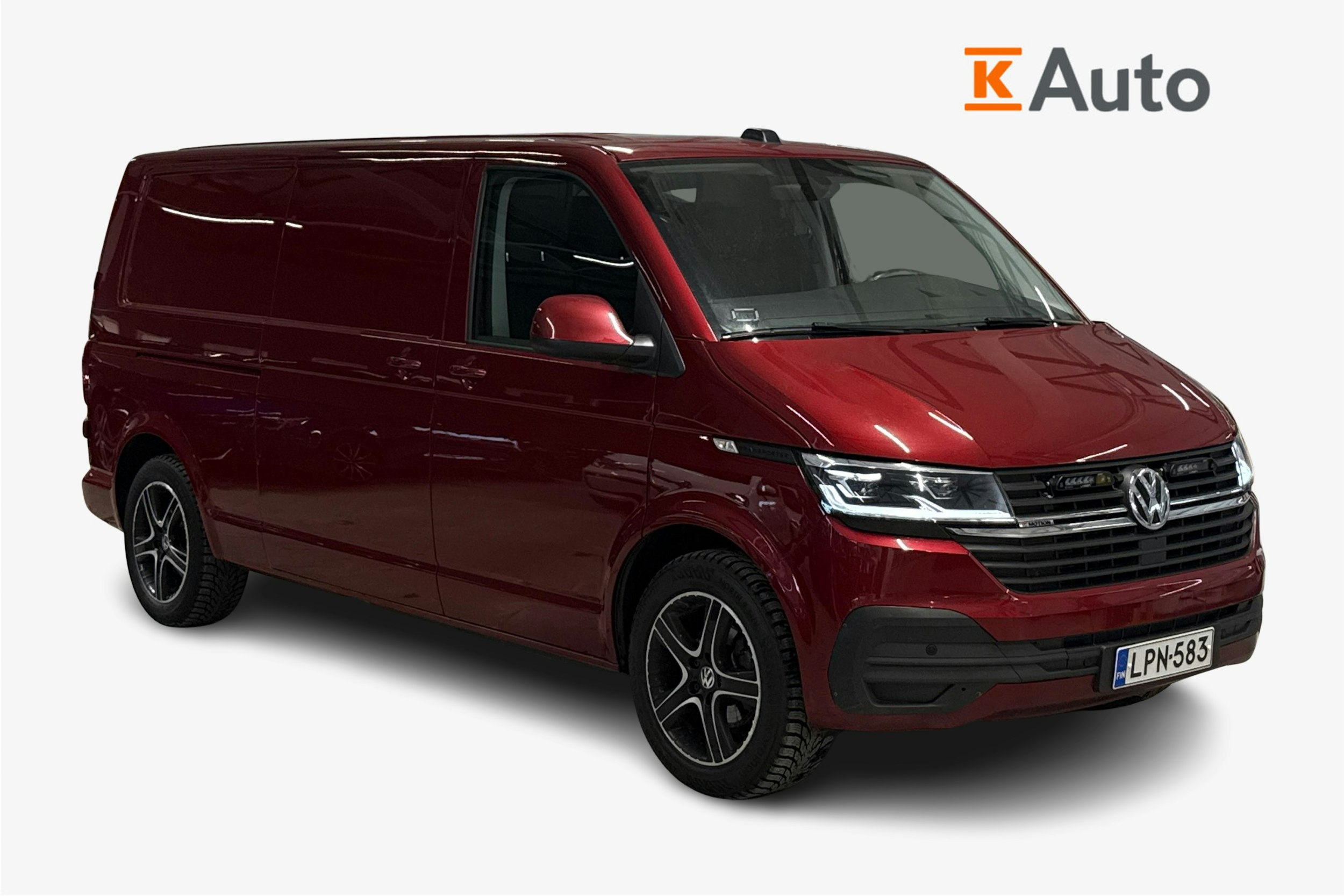 punainen Volkswagen Transporter 2021 kuva 1.