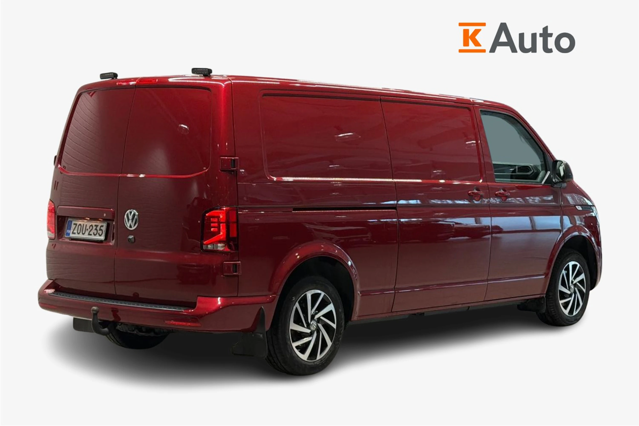 punainen Volkswagen Transporter 2021 kuva 3.