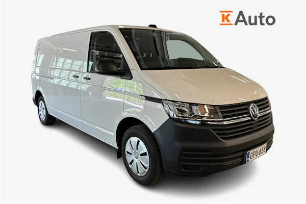 Volkswagen Transporter umpipakettiauto Pitkä 2,0 TDI 81 kW, Der Klassiker, pariovet ikkunoilla | TULOSSA MYYNTIIN |
