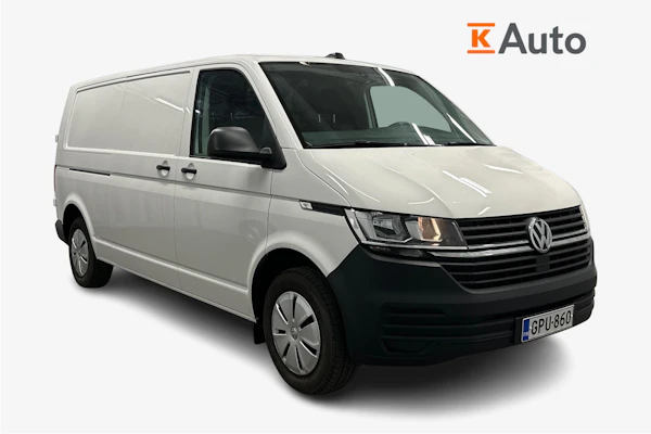 Volkswagen Transporter umpipakettiauto Pitkä 2,0 TDI 81 kW, Der Klassiker, pariovet ikkunoilla