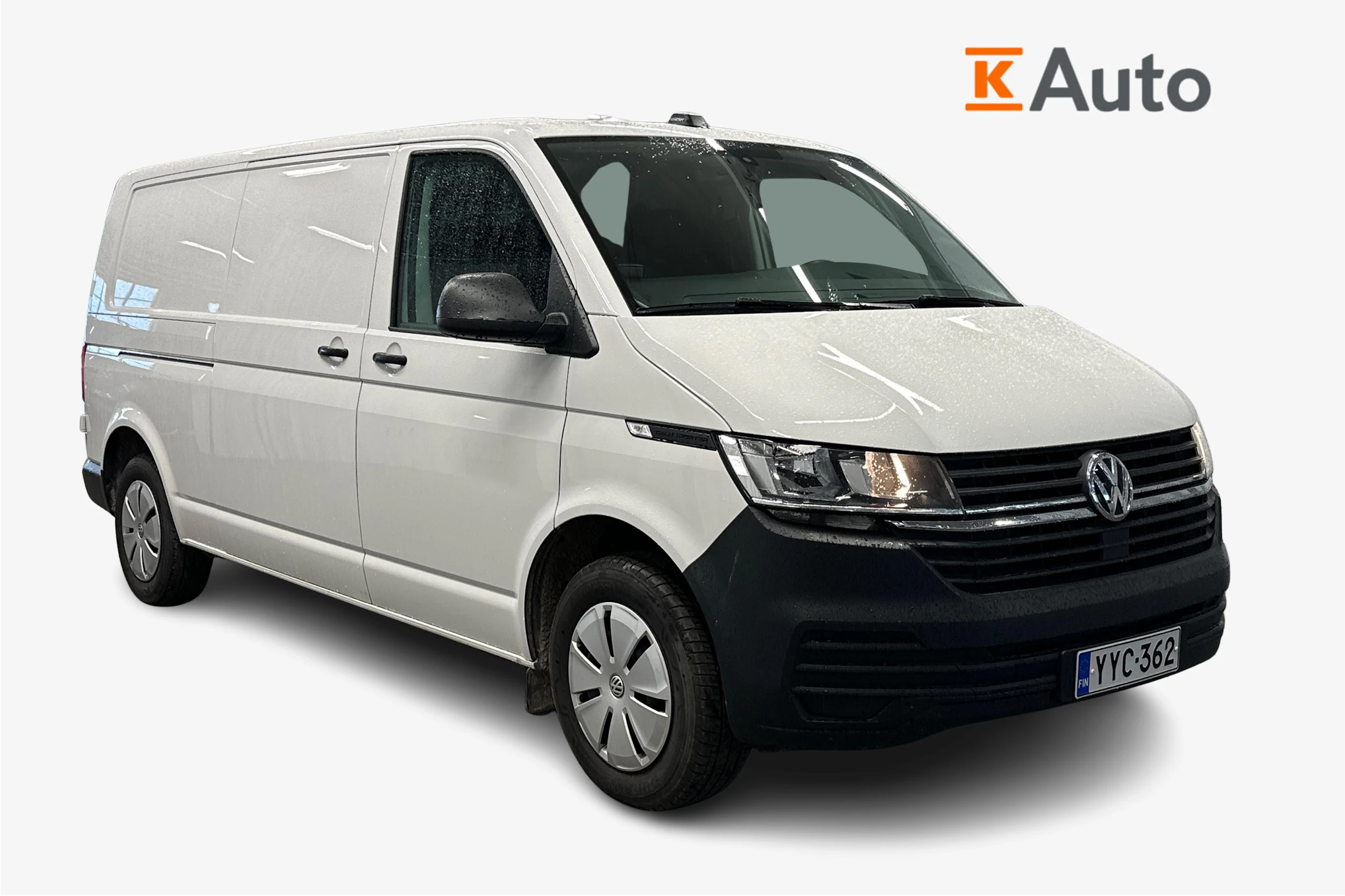 valkoinen Volkswagen Transporter 2024 kuva 1.