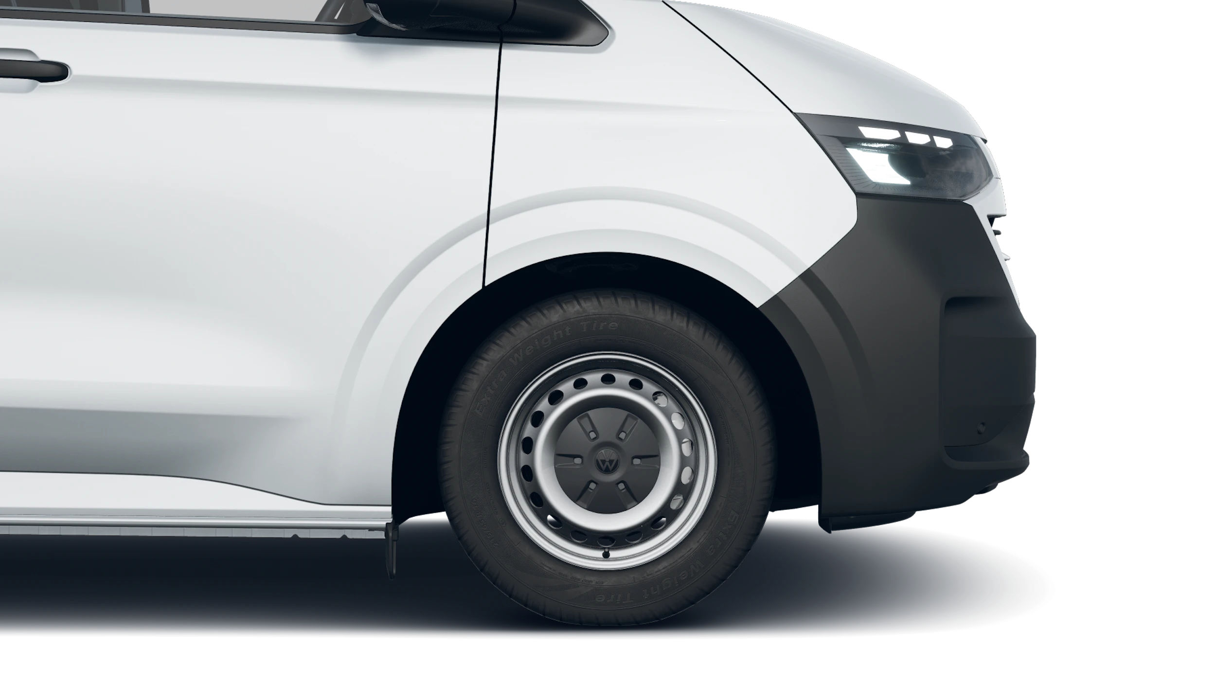 Clear White -valkoinen normaaliväri Volkswagen Transporter 2025 kuva 9.