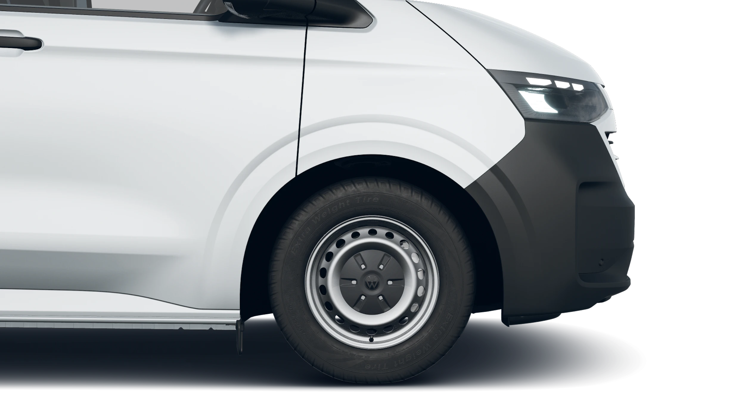 Clear White -valkoinen normaaliväri Volkswagen Transporter 2025 kuva 9.