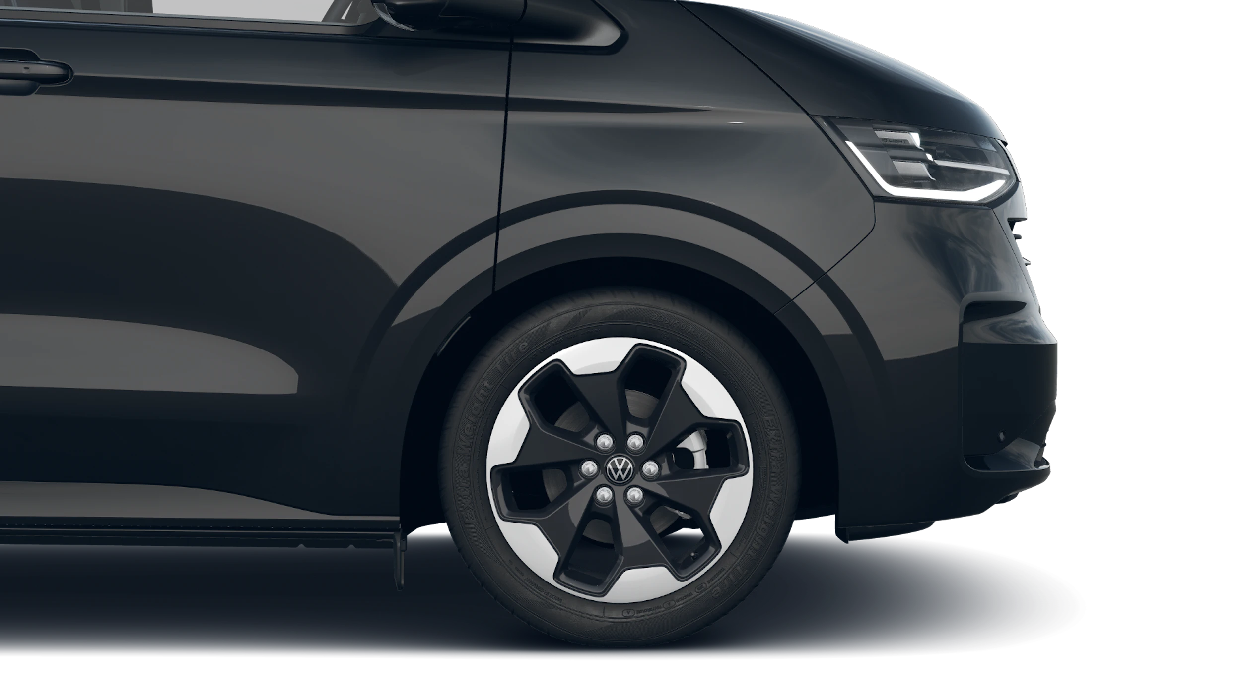 Midnight Black-musta metalliväri Volkswagen Transporter 2025 kuva 9.