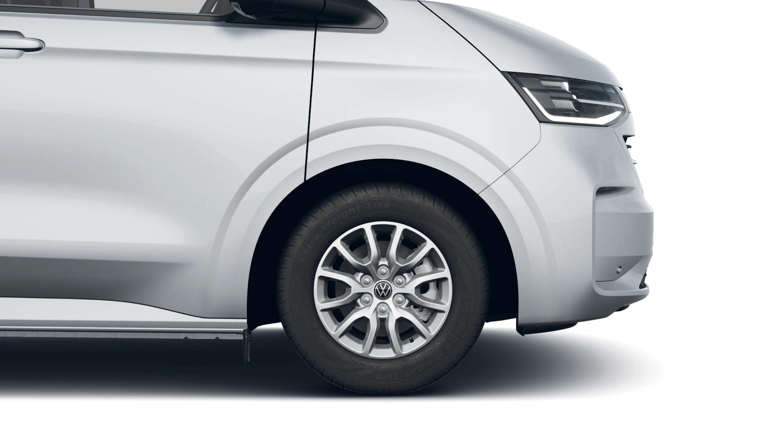 Light Gray -vaaleanharmaa metalliväri Volkswagen Transporter 2026 kuva 9.