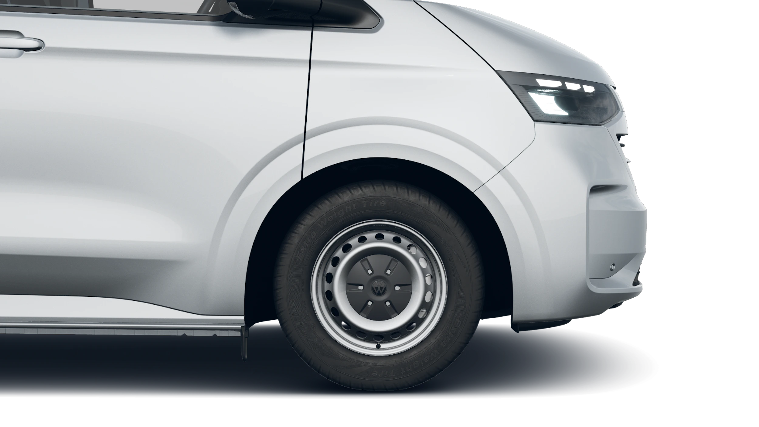 Light Gray -vaaleanharmaa metalliväri Volkswagen Transporter 2026 kuva 9.