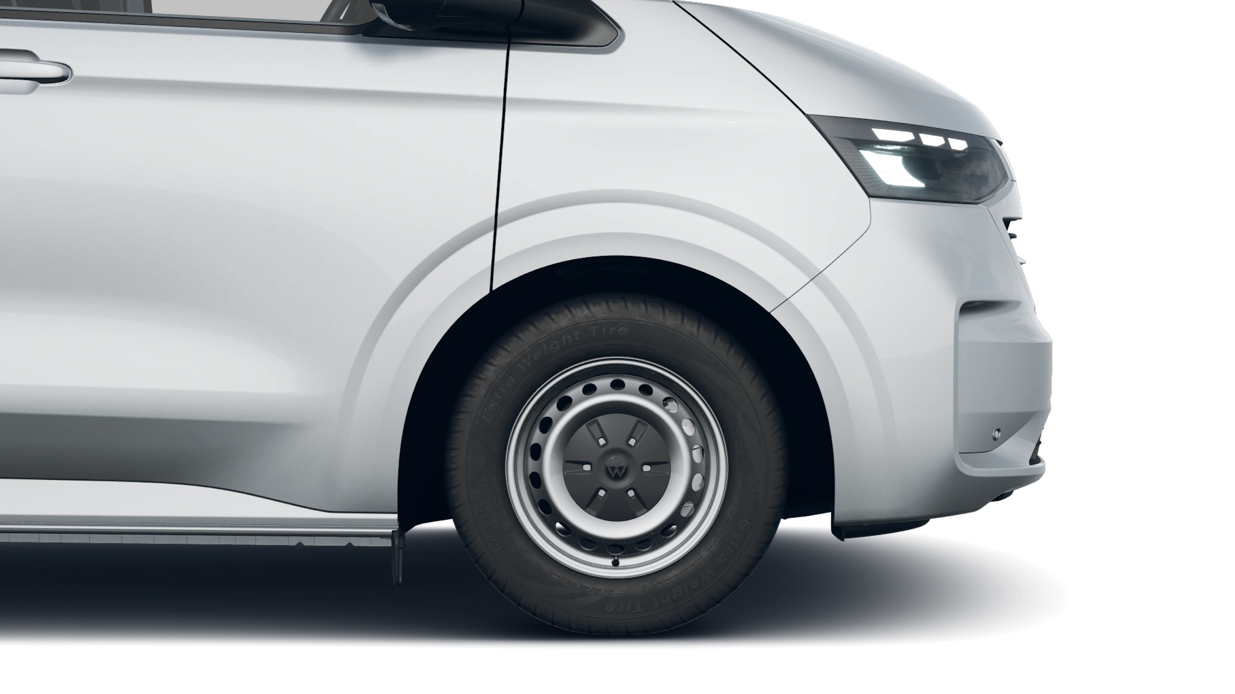 Light Gray -vaaleanharmaa metalliväri Volkswagen Transporter 2026 kuva 9.