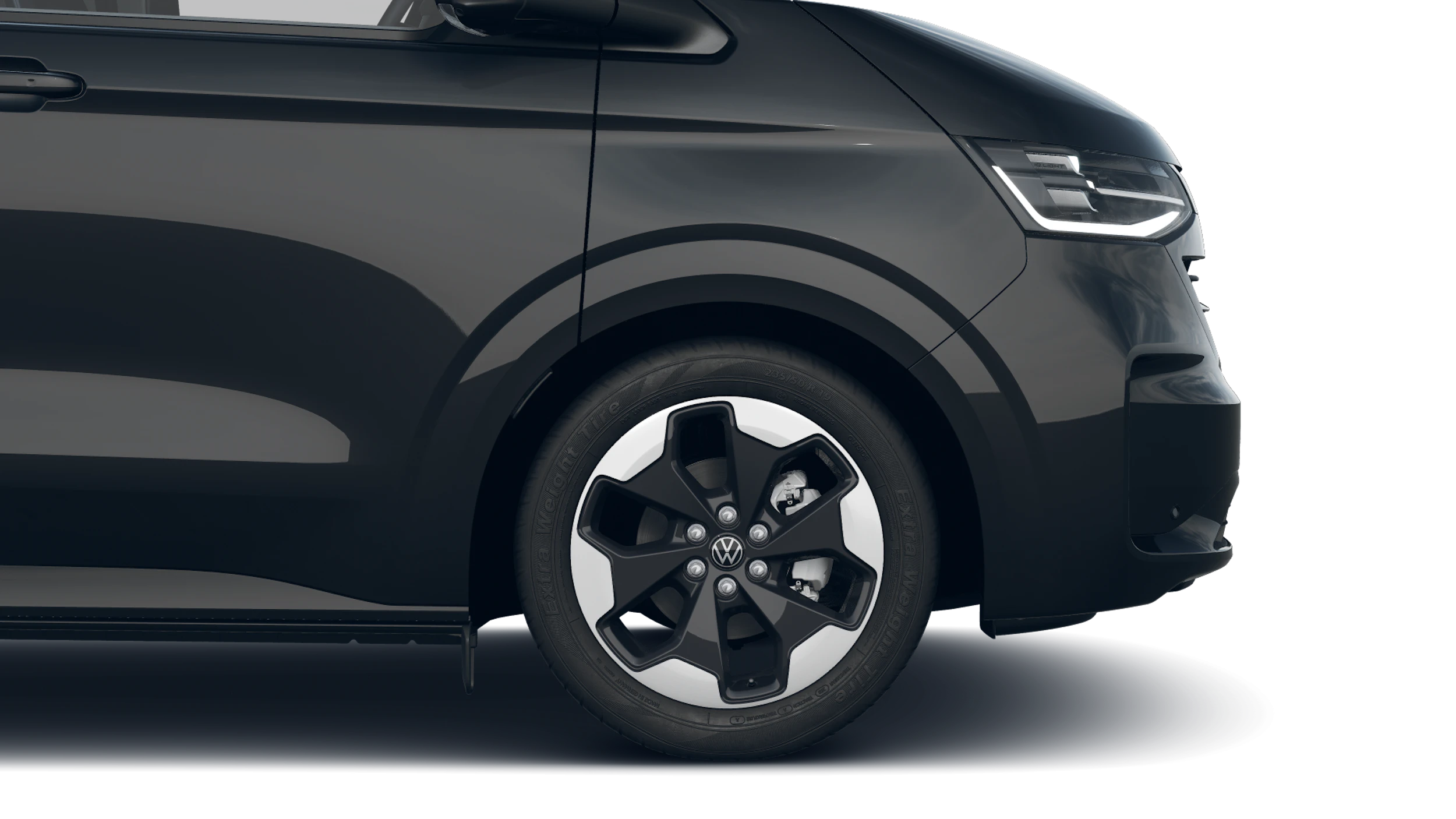 Midnight Black-musta metalliväri Volkswagen Transporter 2026 kuva 9.