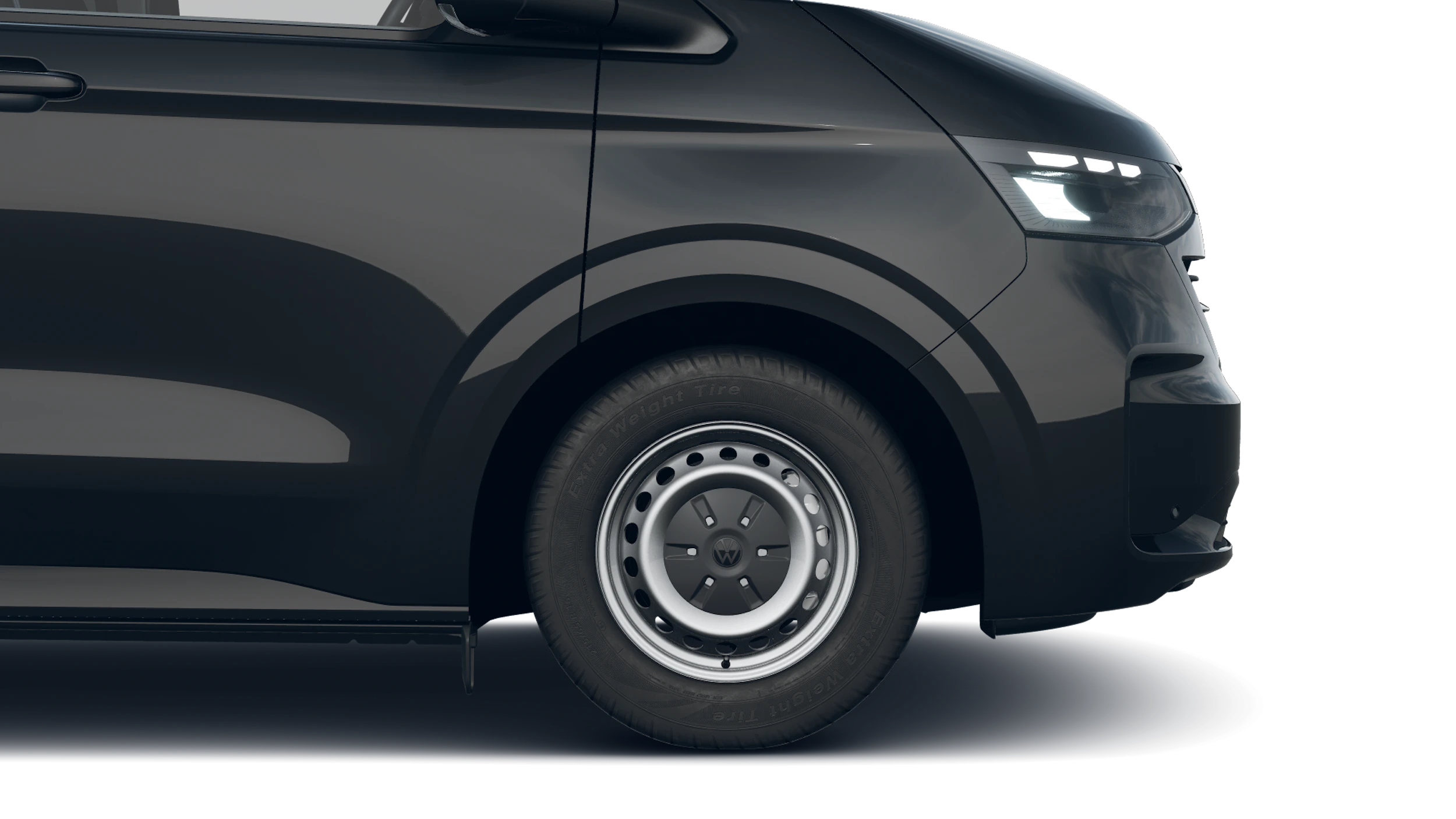 Midnight Black -musta metalliväri Volkswagen Transporter 2026 kuva 9.