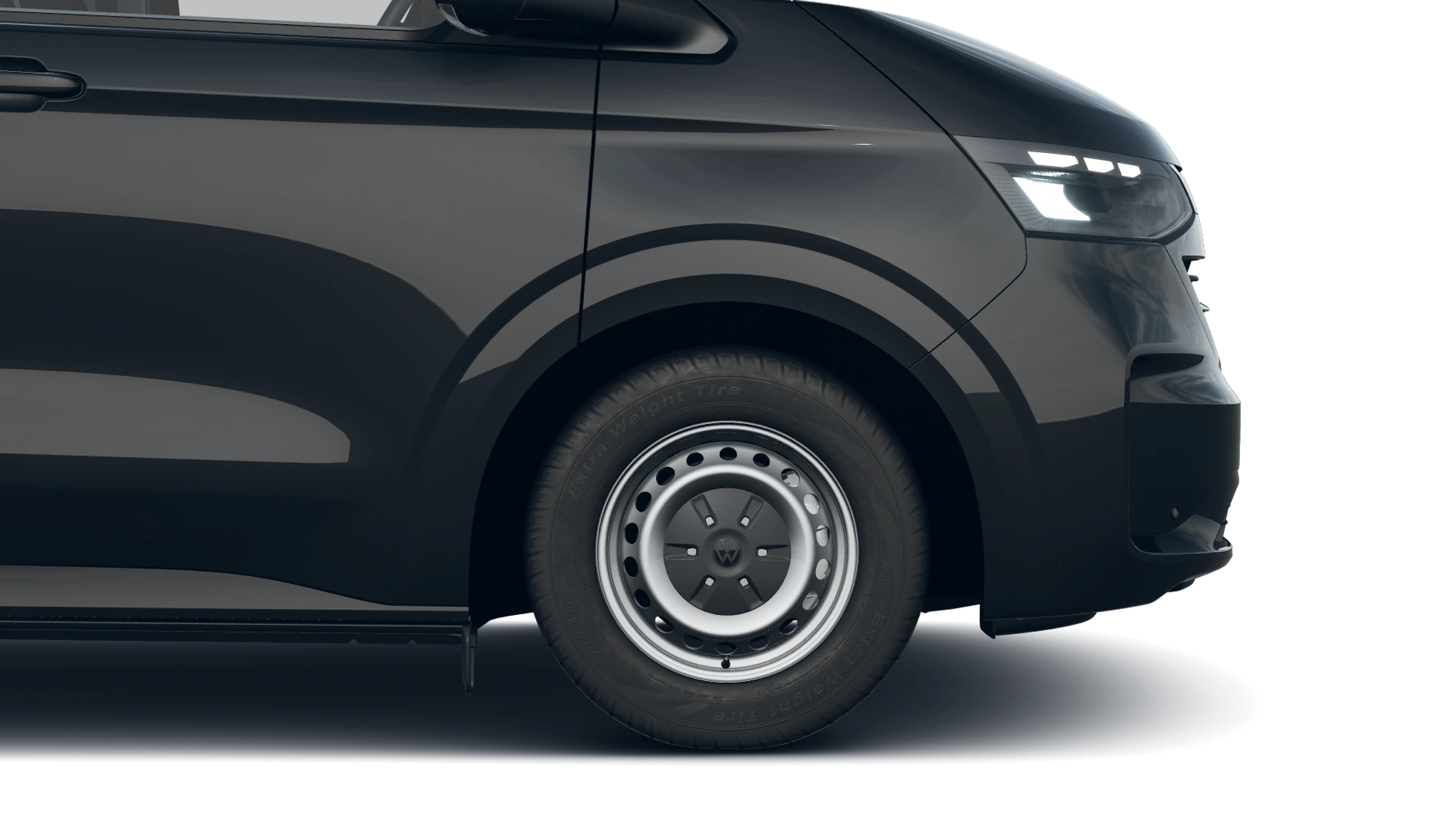 Midnight Black -musta metalliväri Volkswagen Transporter 2026 kuva 9.
