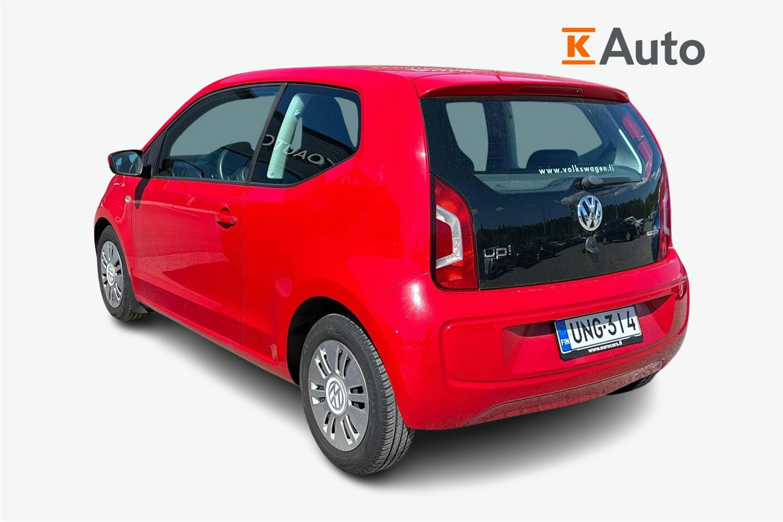 punainen Volkswagen up! 2012 kuva 2.