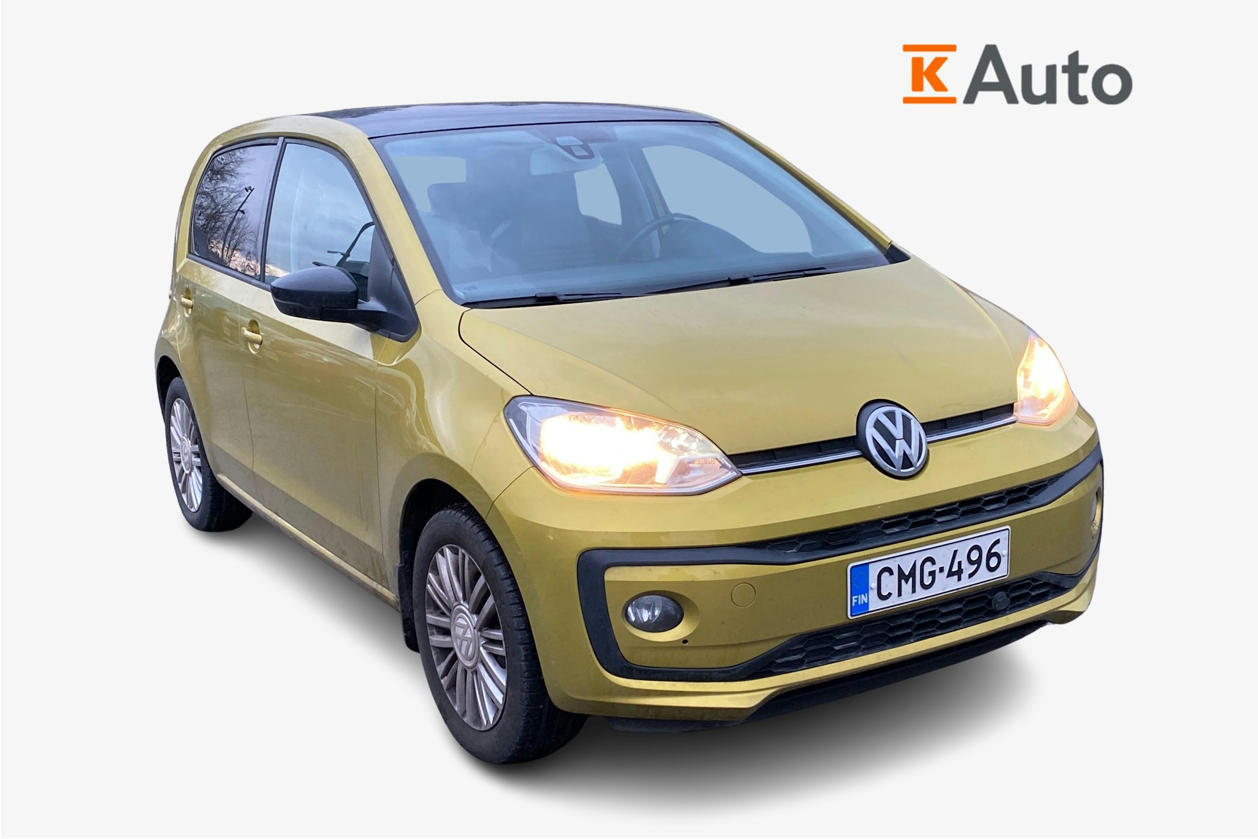 Keltainen Volkswagen up! 2019 kuva 1.