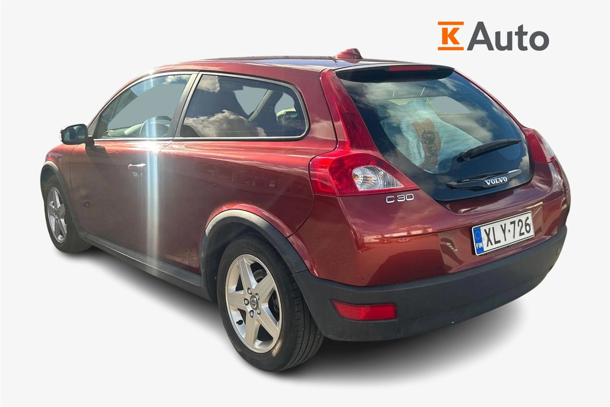 punainen Volvo C30 2008 kuva 2.