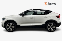 valkoinen Volvo C40 2022 kuva 5.
