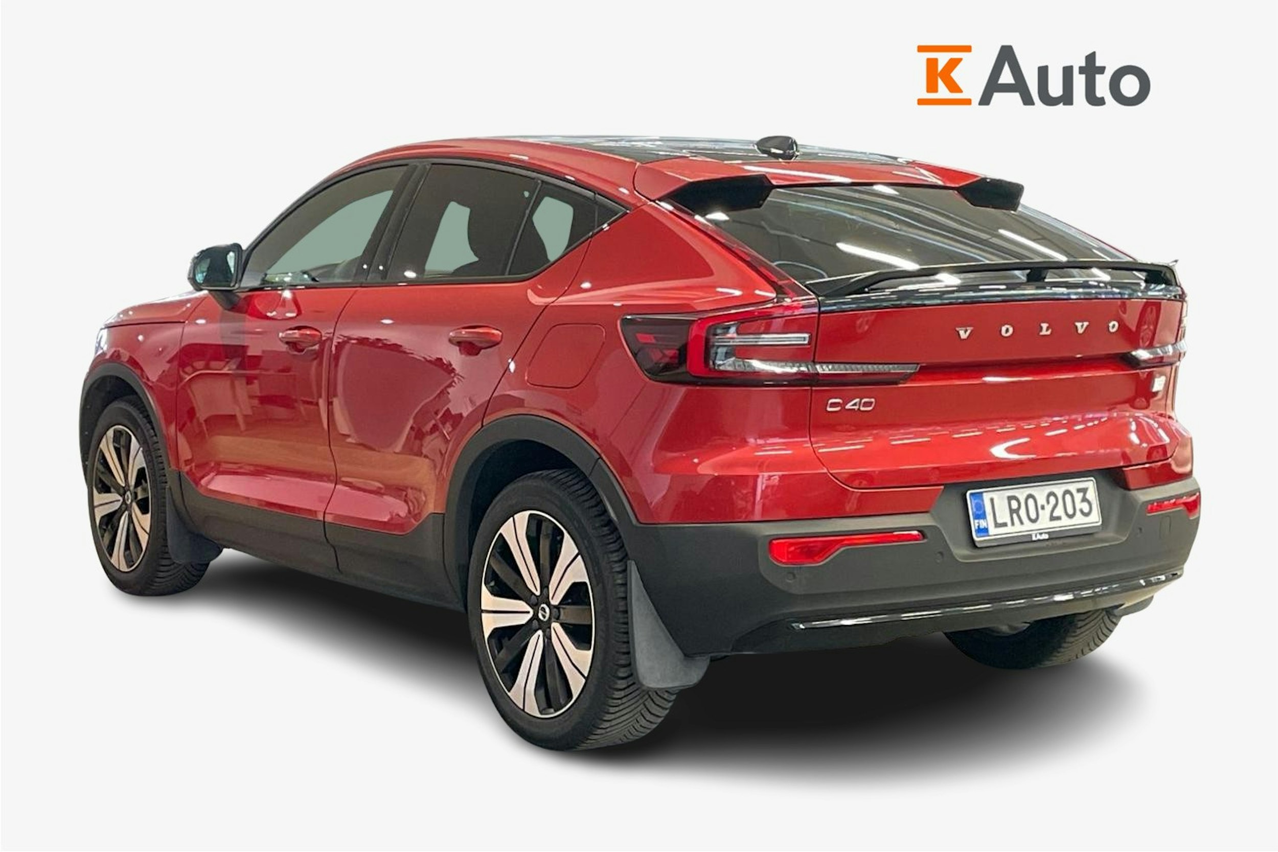 Punainen Volvo C40 2023 kuva 2.