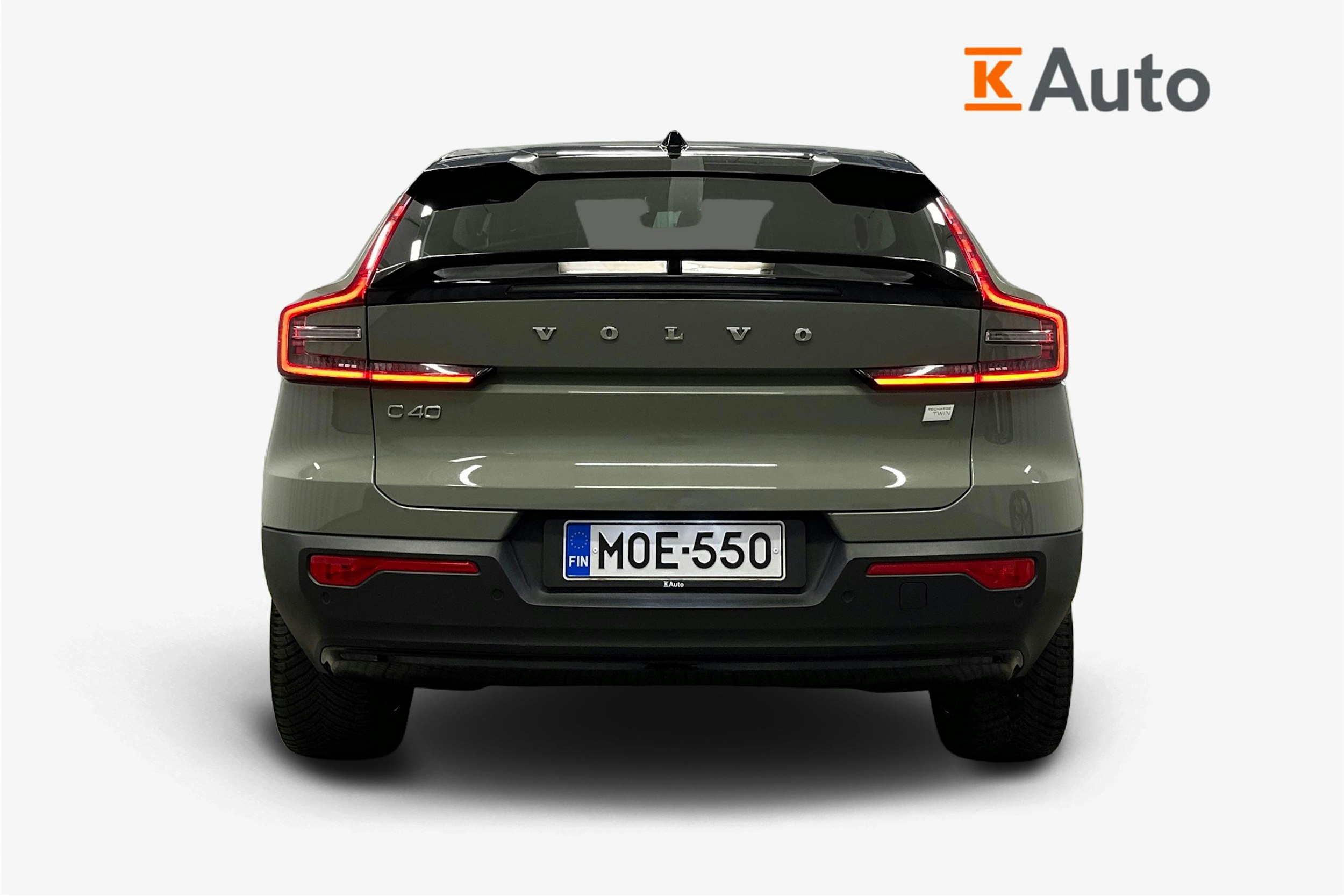 vihreä Volvo C40 2022 kuva 3.