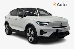 valkoinen Volvo C40 2022 kuva 1.