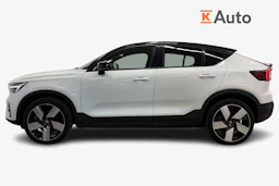 valkoinen Volvo C40 2022 kuva 7.