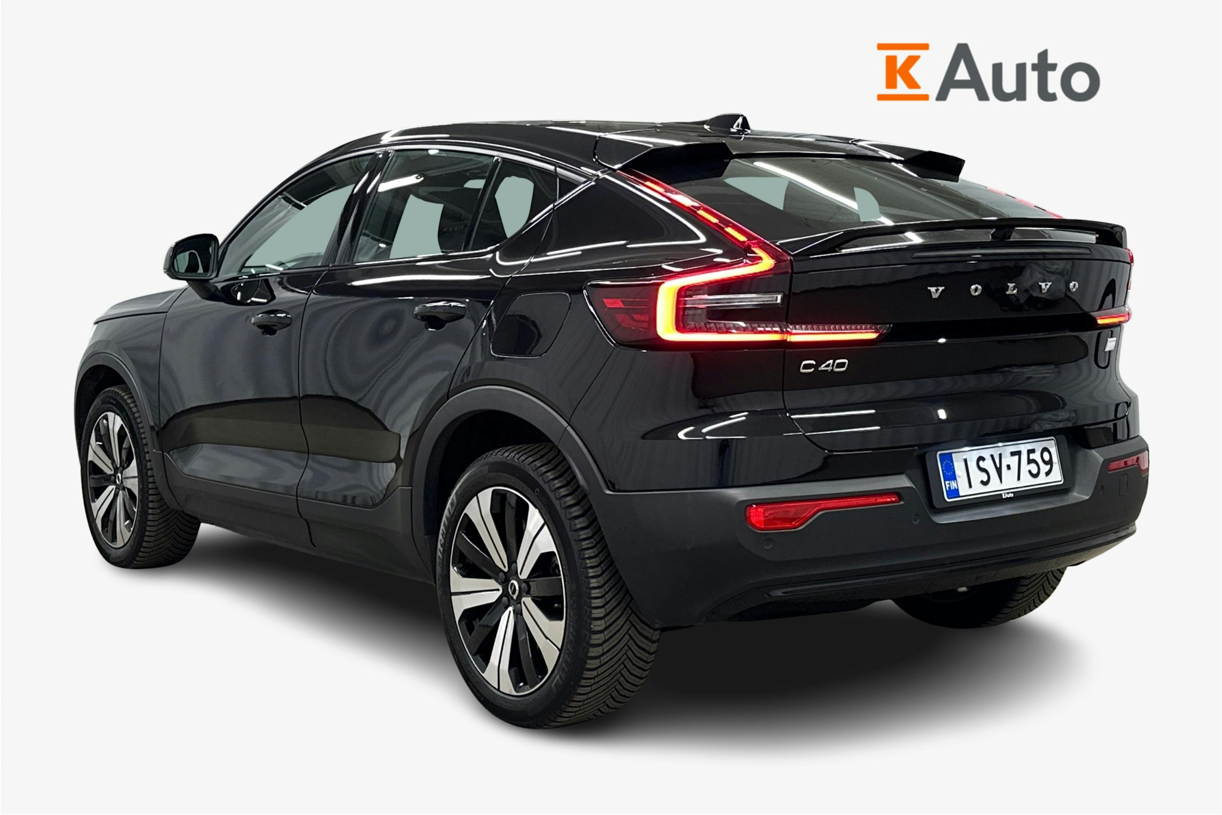musta Volvo C40 2023 kuva 2.