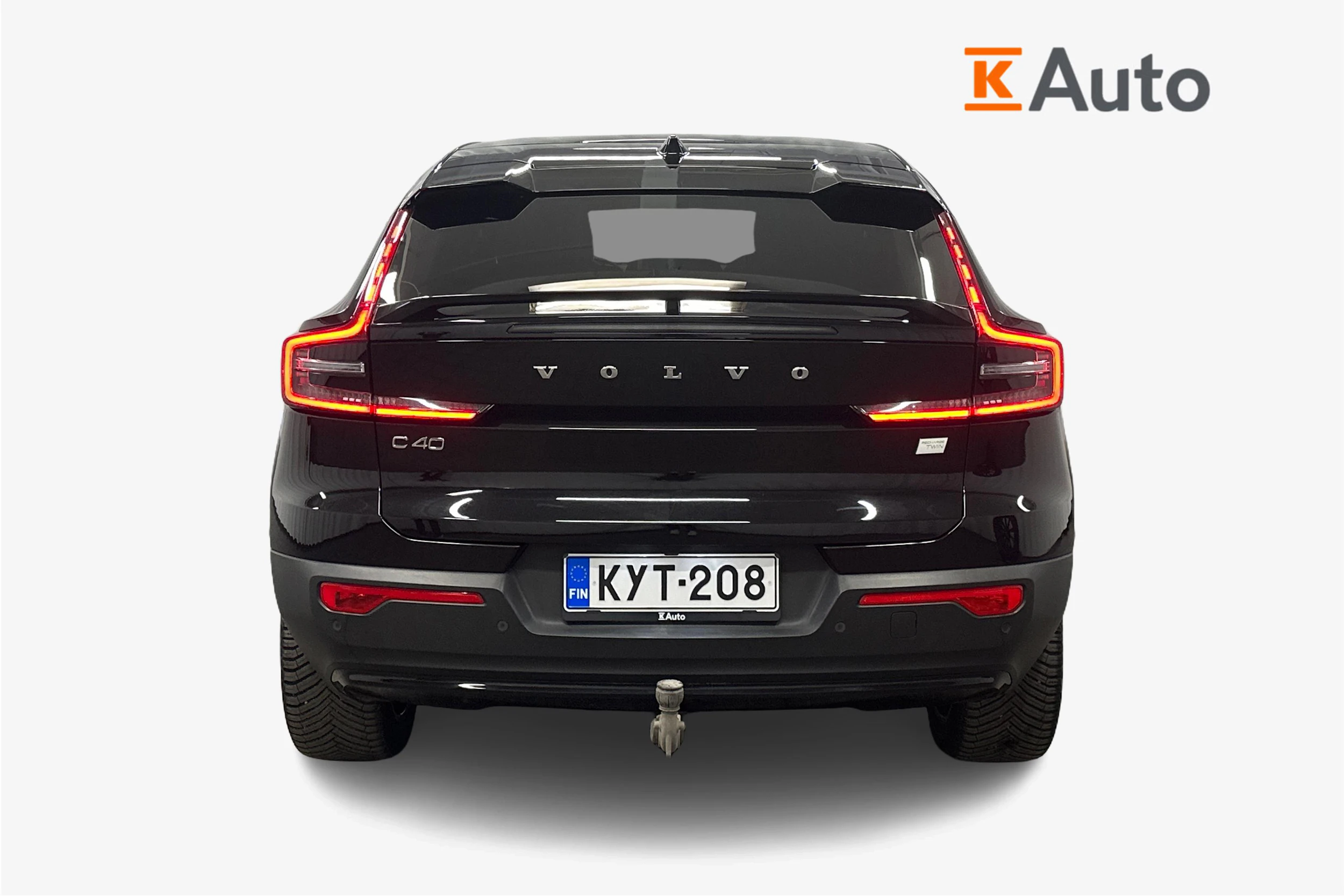 musta Volvo C40 2023 kuva 3.
