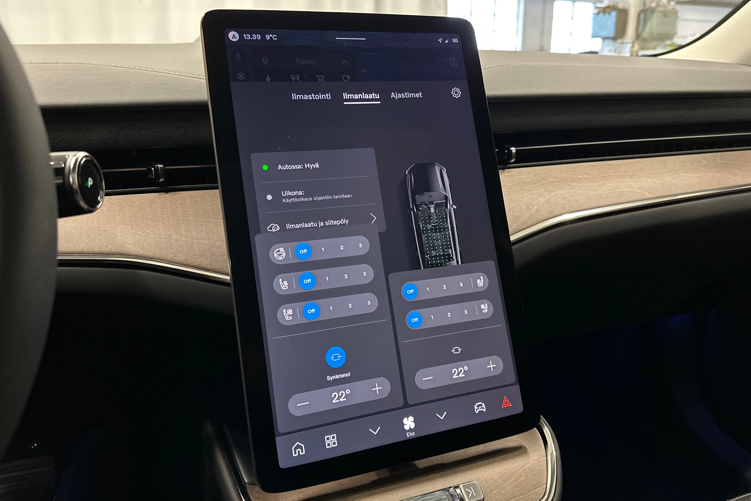 musta Volvo ES90 2026 kuva 31.