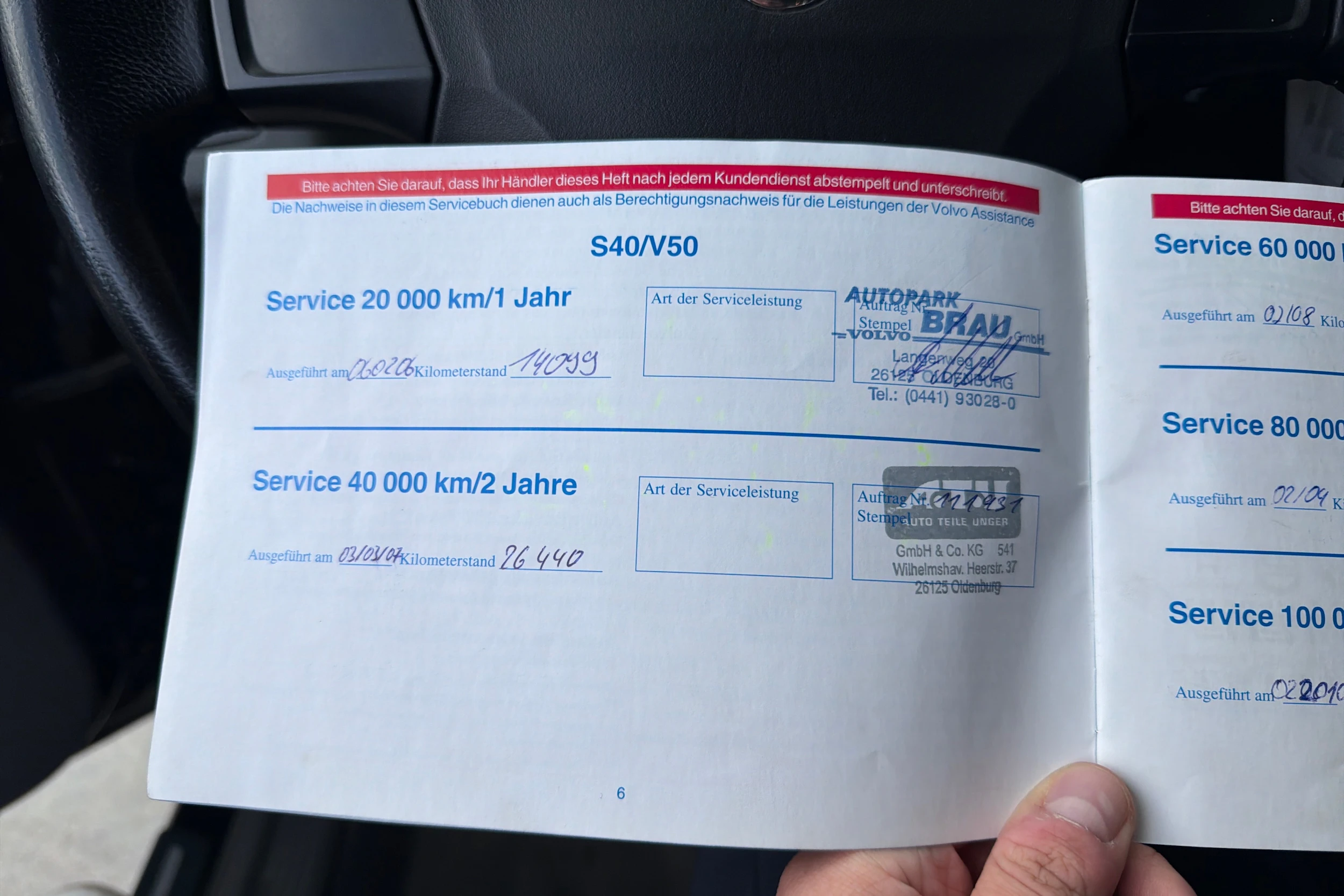 Musta Volvo S40 2005 kuva 16.