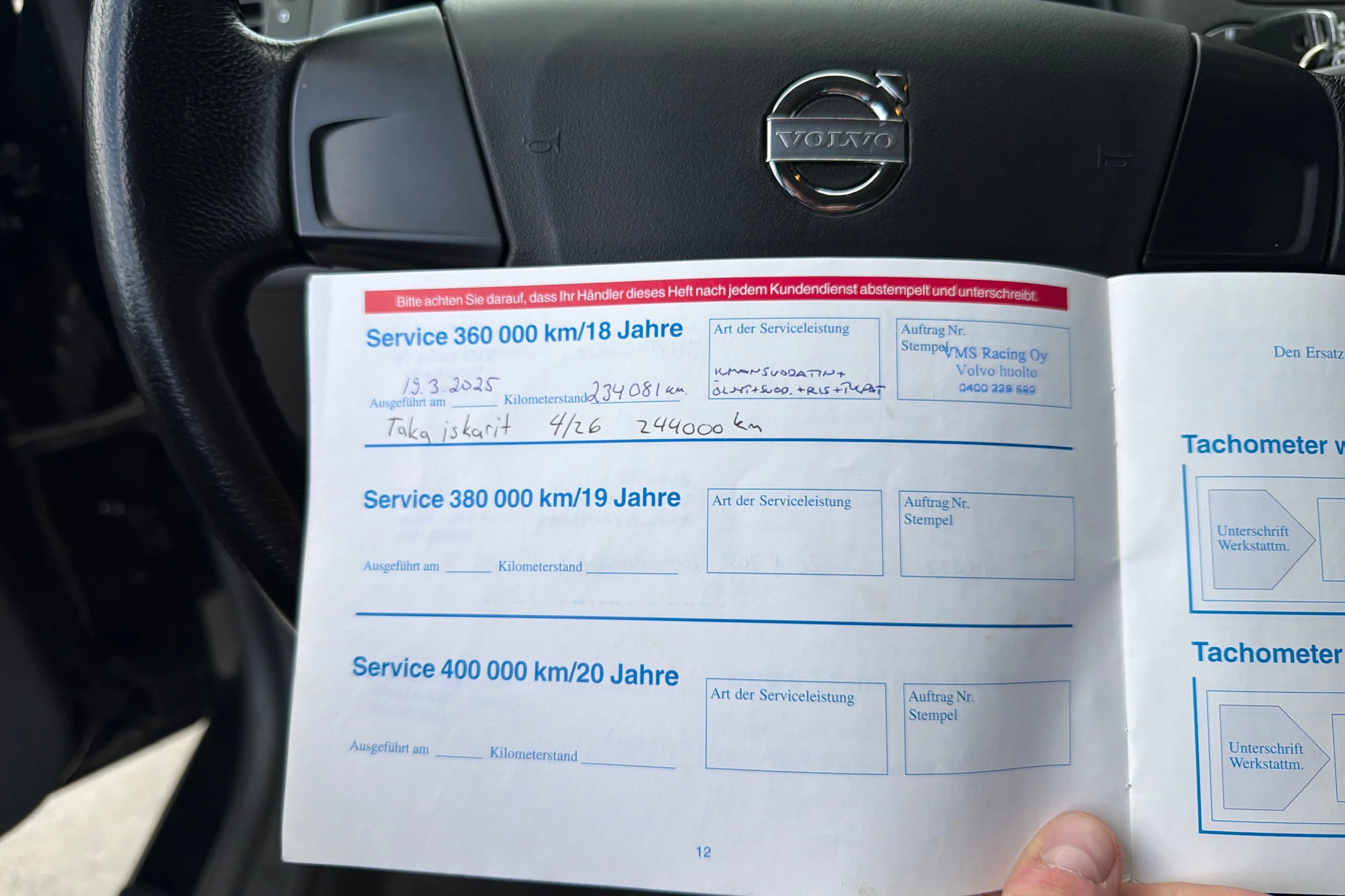 Musta Volvo S40 2005 kuva 22.