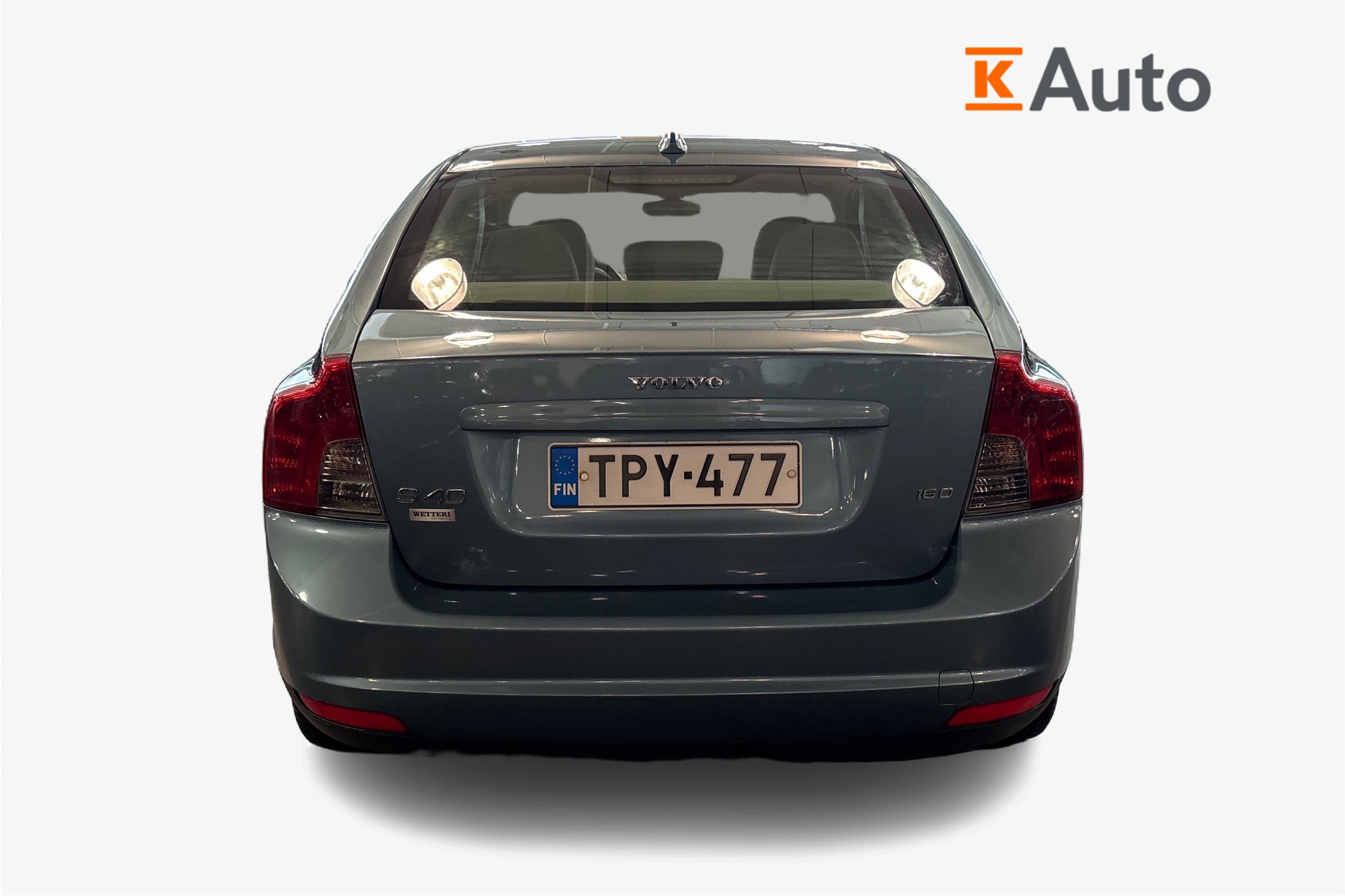 Volvo S40 1,6D (110 hv) Kinetic man 2008, kuva 4/28