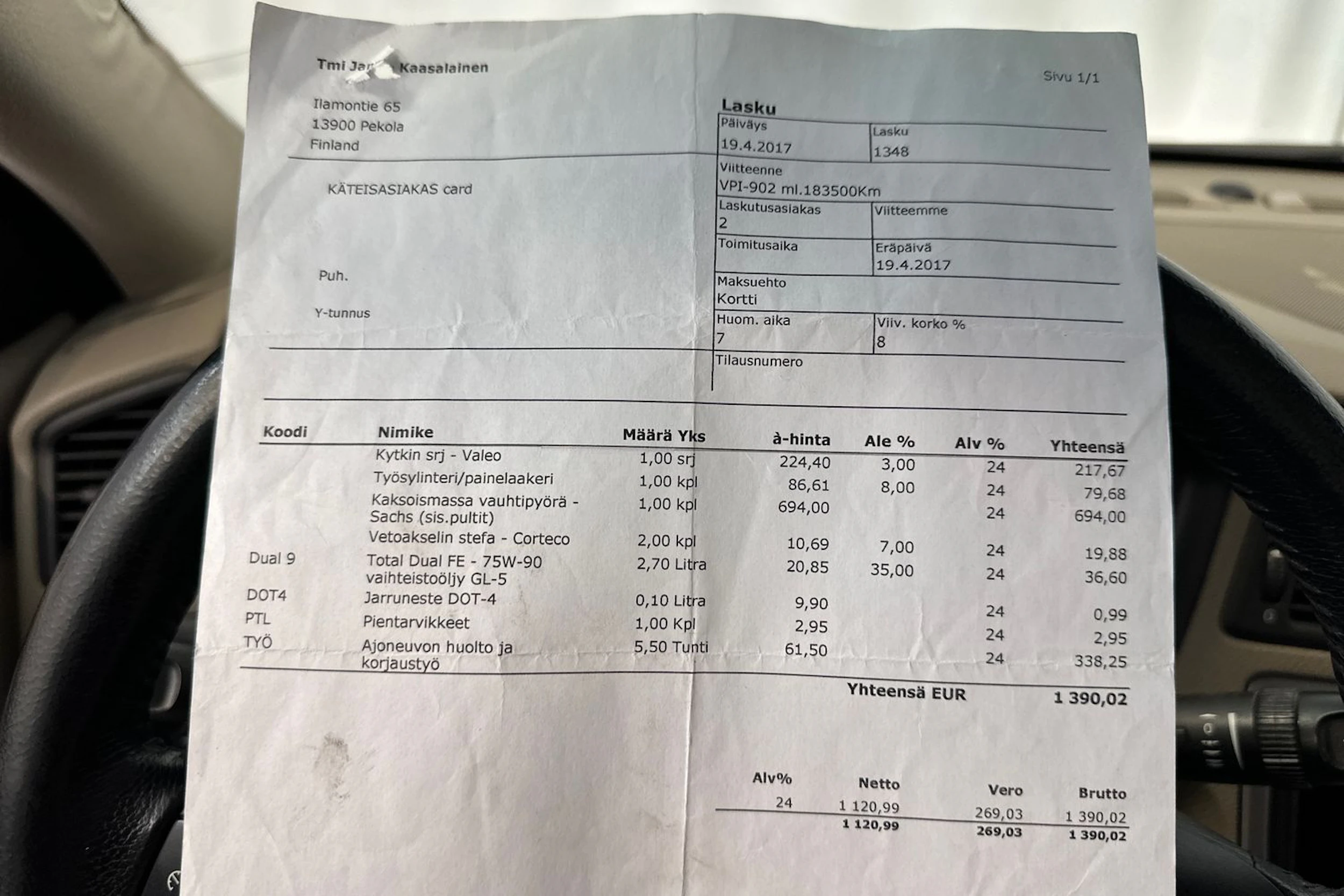 harmaa Volvo S60 2006 kuva 33.
