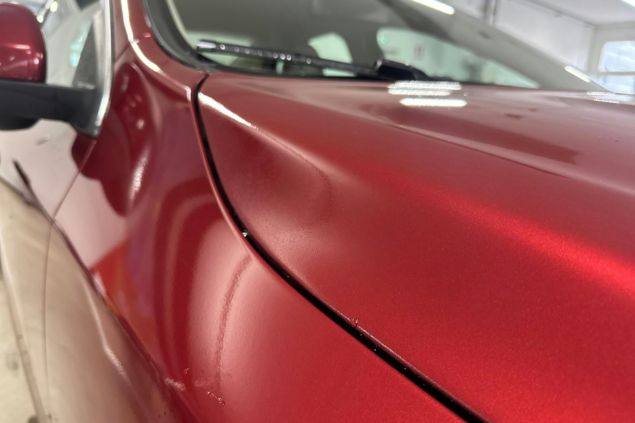 Punainen Volvo S60 2010 kuva 19.