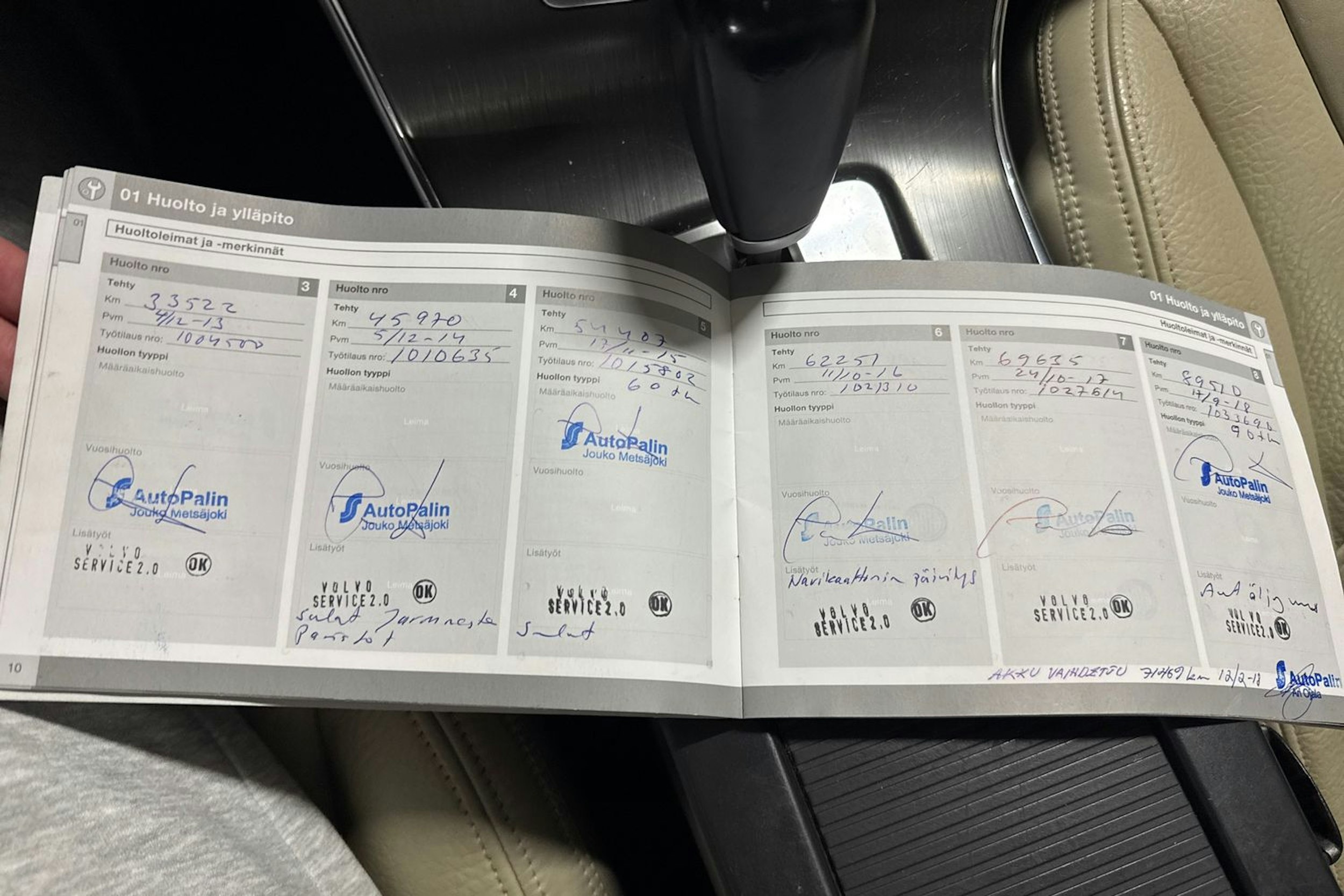 Punainen Volvo S60 2010 kuva 30.