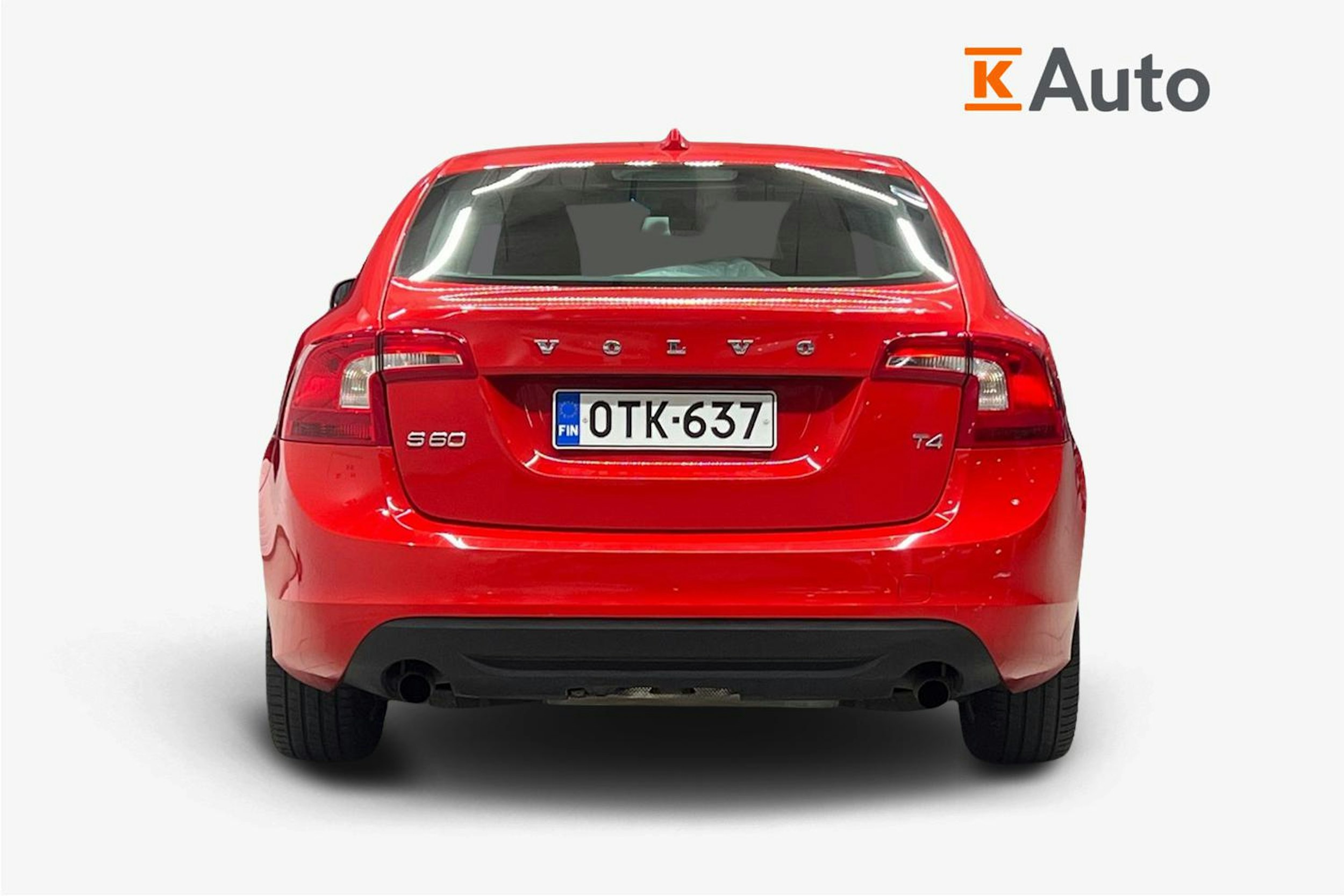 Punainen Volvo S60 2012 kuva 3.