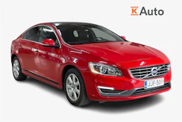 Punainen Volvo S60 2014 kuva 1.