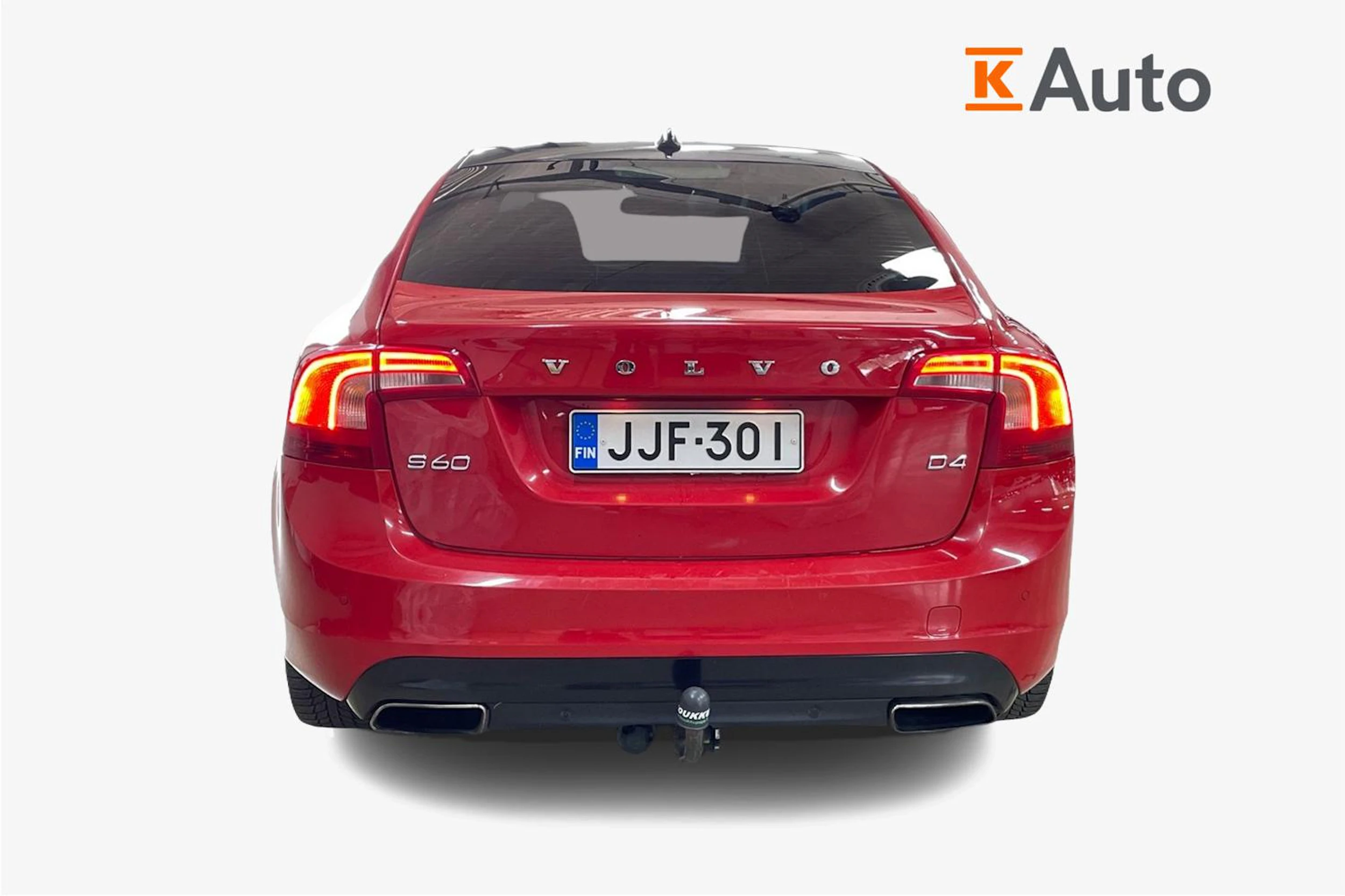 Punainen Volvo S60 2014 kuva 4.