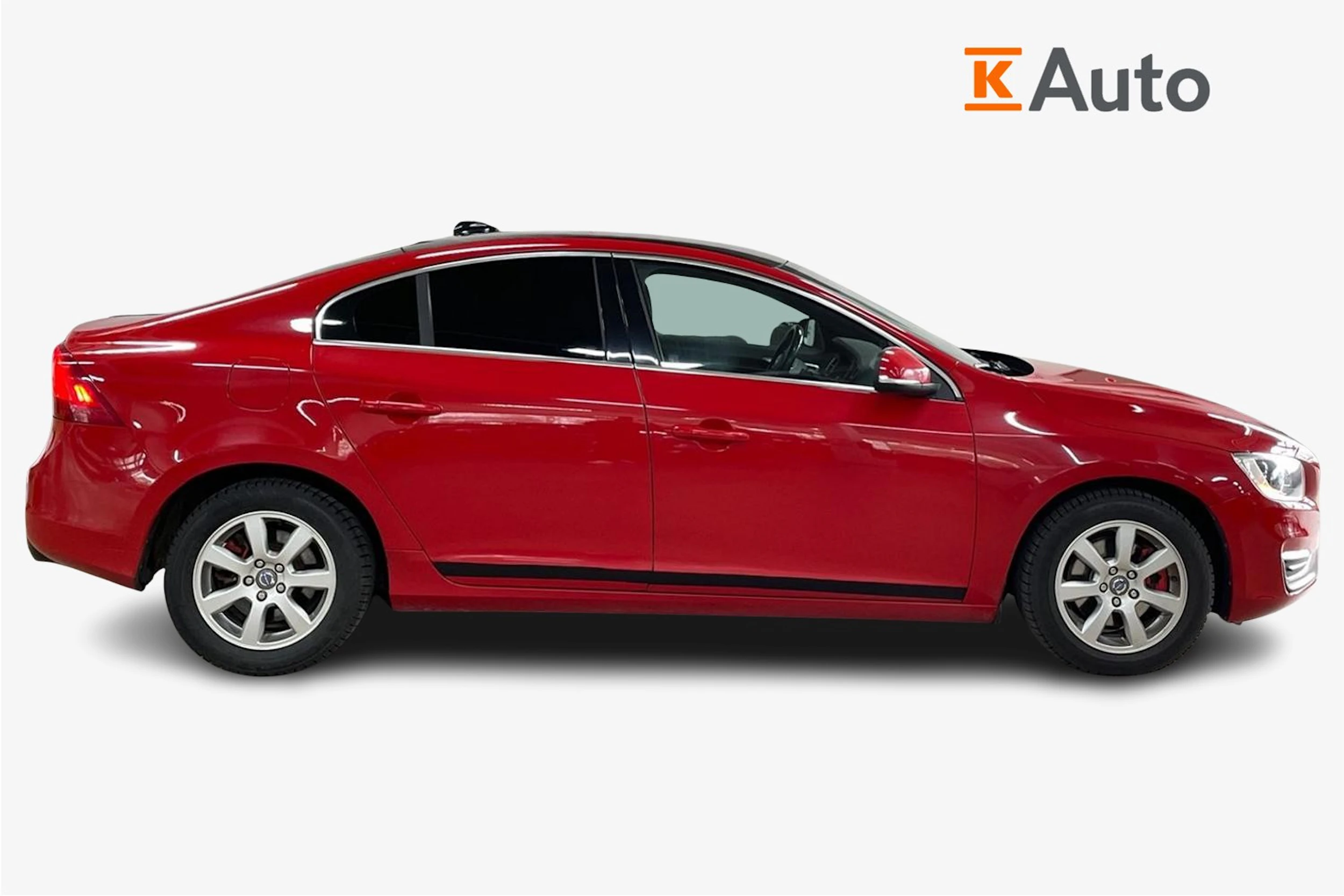 Punainen Volvo S60 2014 kuva 7.