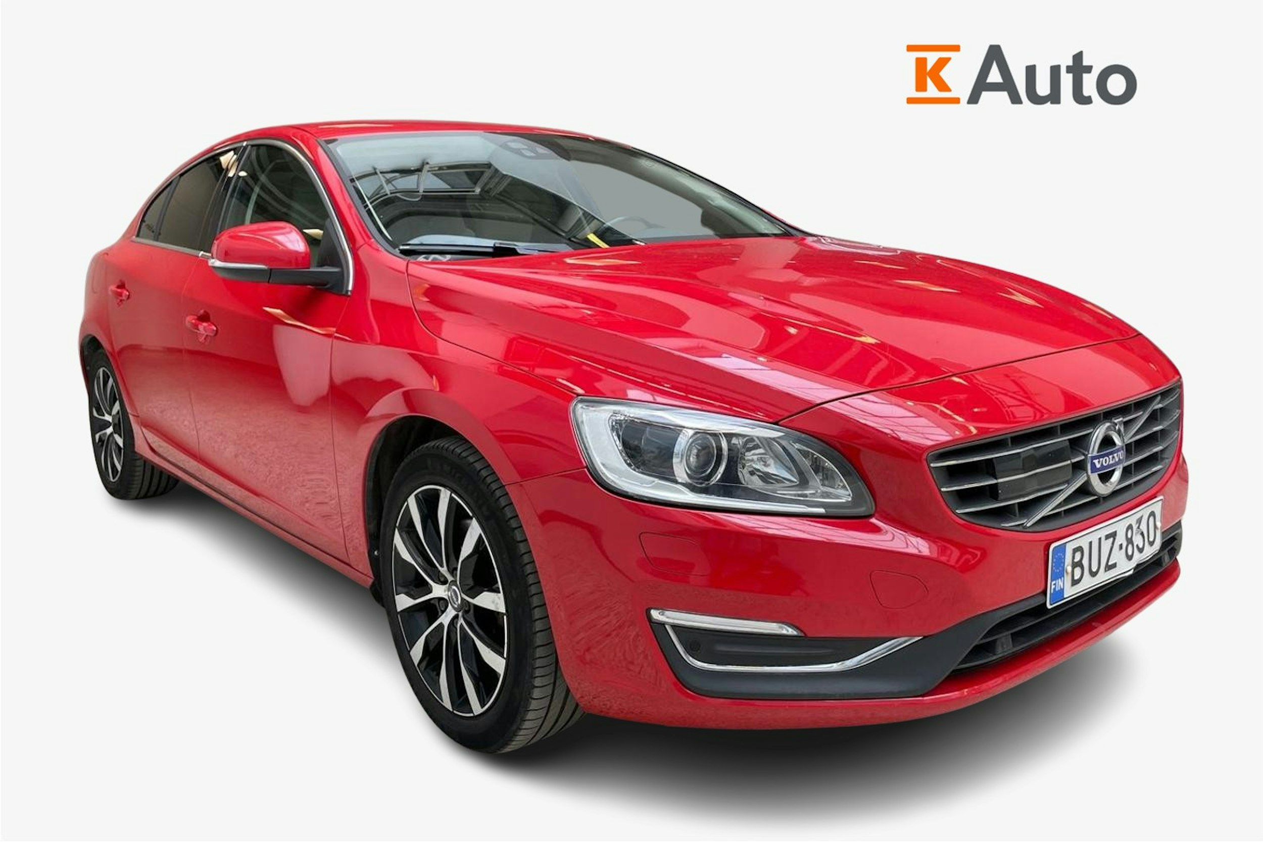 punainen Volvo S60 2017 kuva 1.