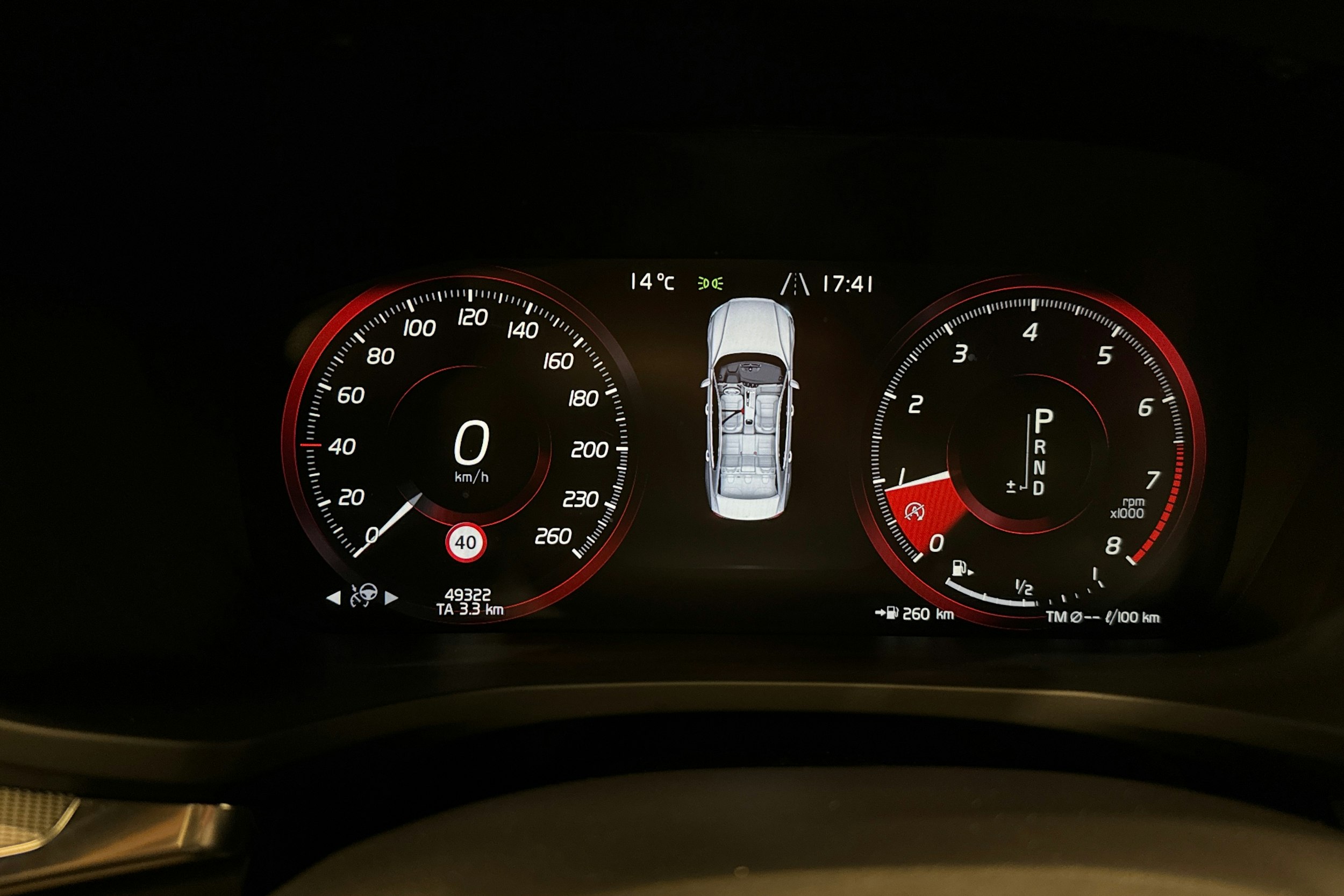 sininen Volvo S60 2020 kuva 27.