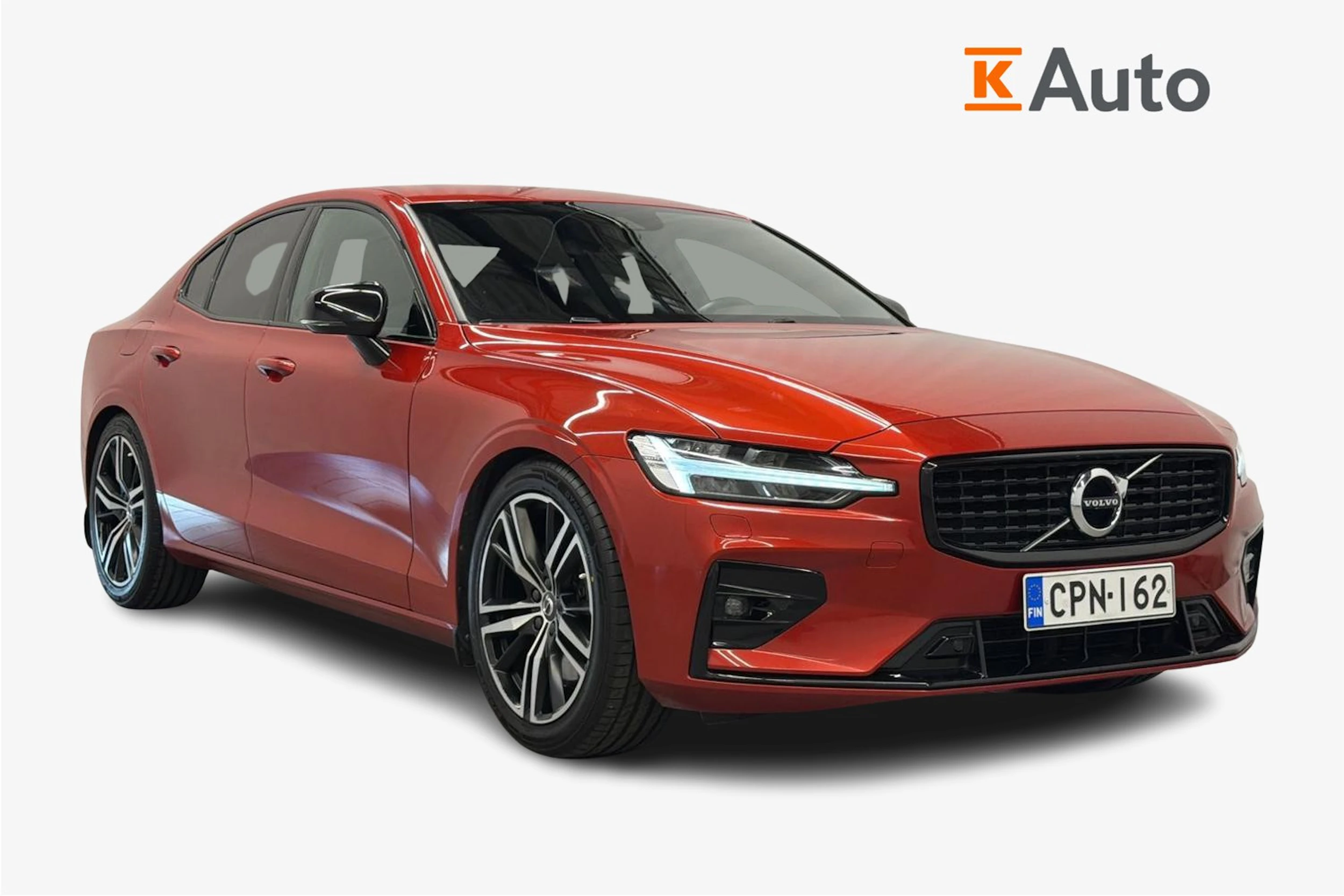 punainen Volvo S60 2021 kuva 1.