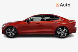 punainen Volvo S60 2021 kuva 7.