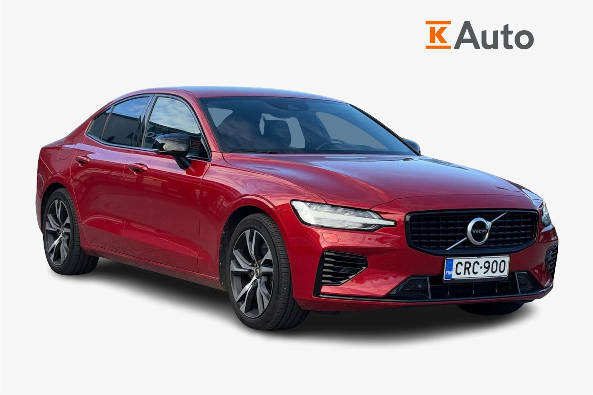 punainen Volvo S60 2021 kuva 1.
