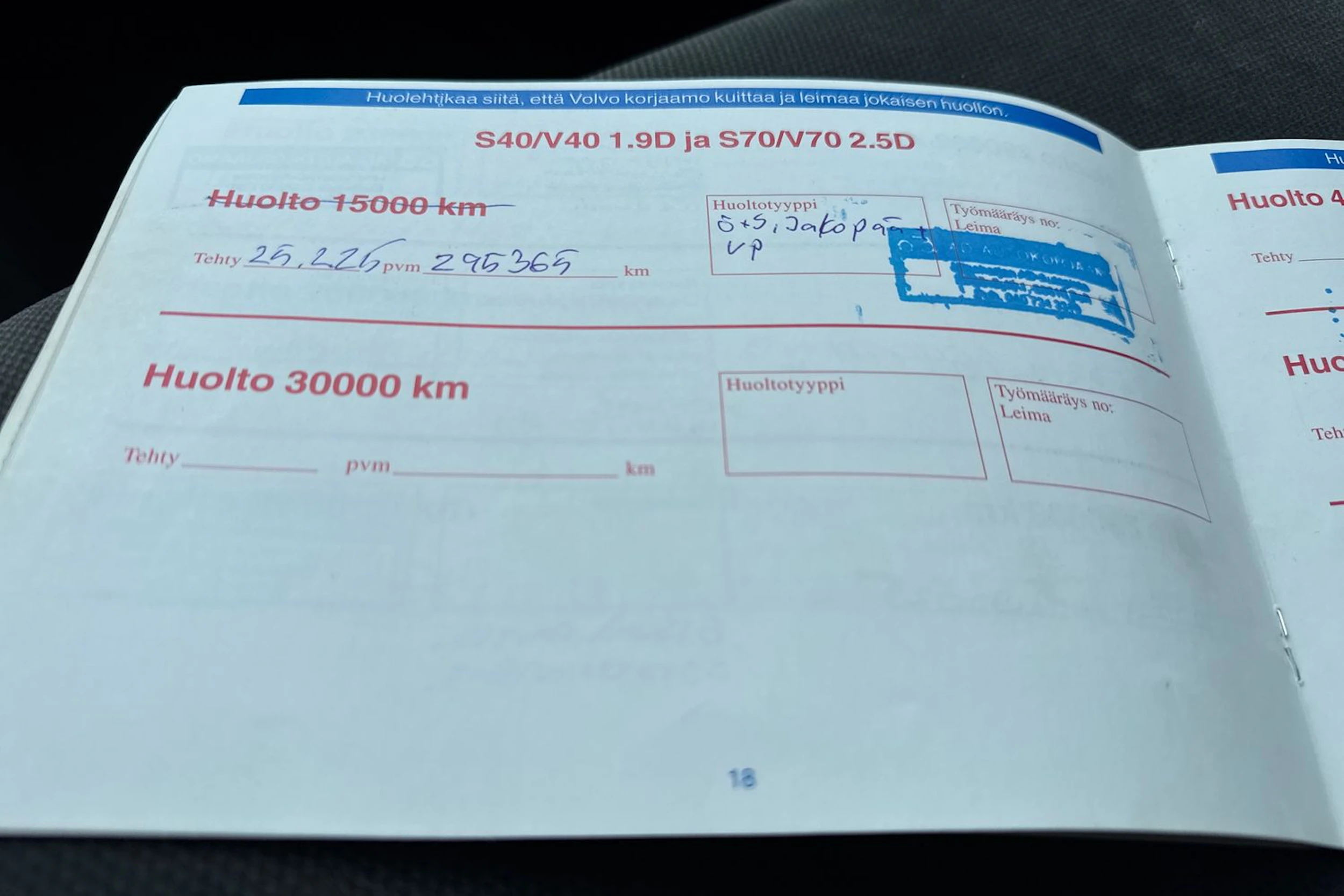sininen Volvo S70 2000 kuva 4.