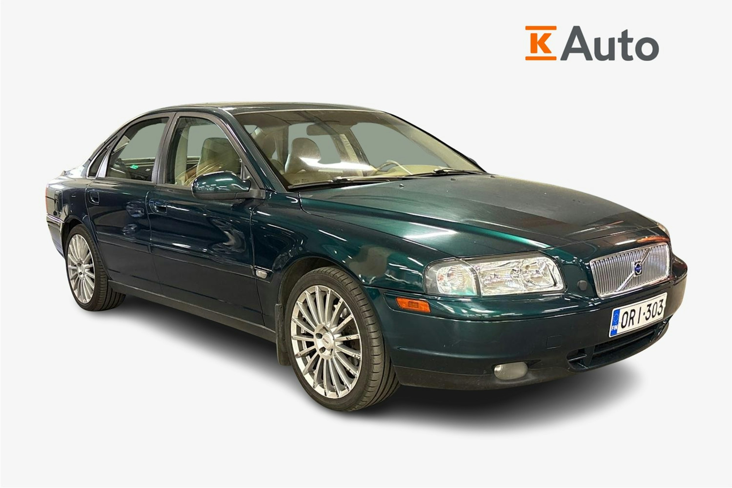 vihreä Volvo S80 2001 kuva 1.