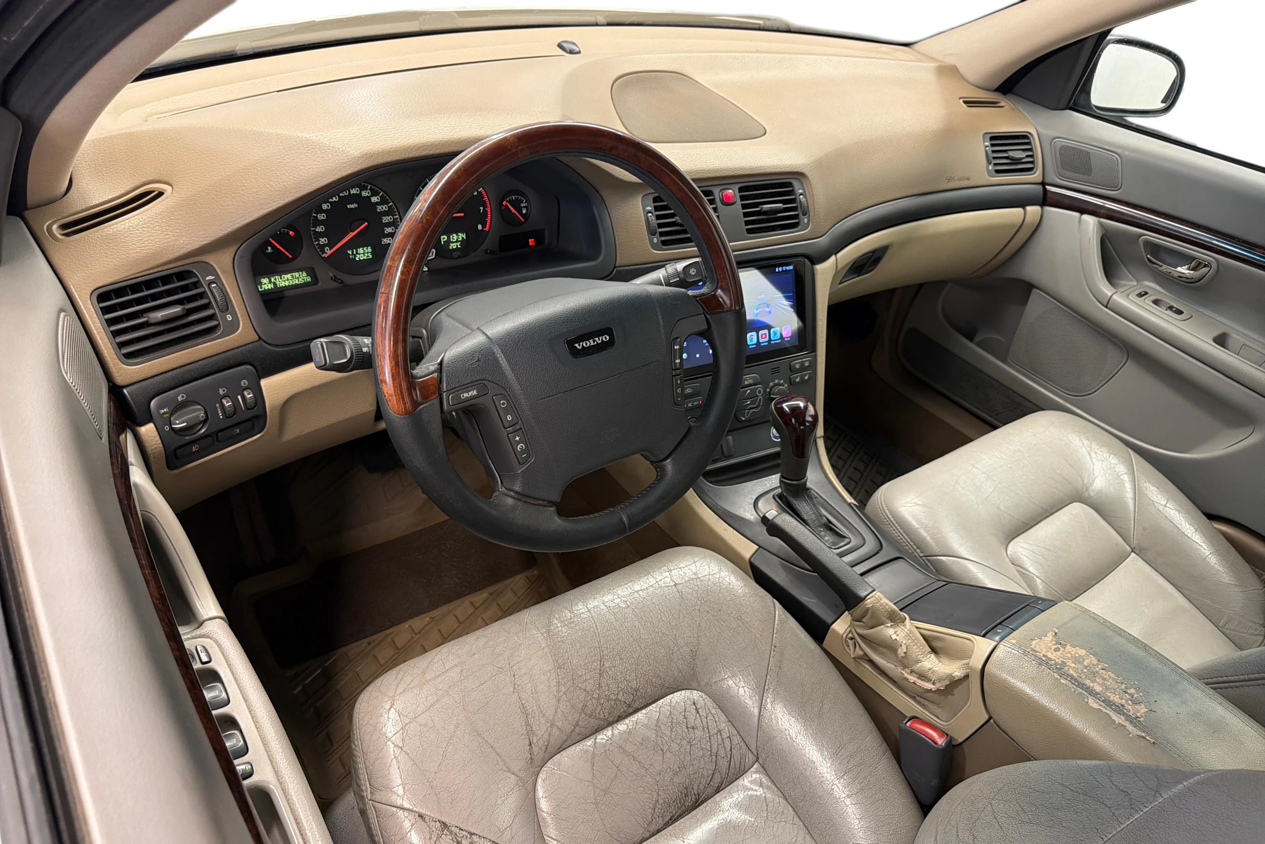 Ruskea (beige) Volvo S80 2001 kuva 6.