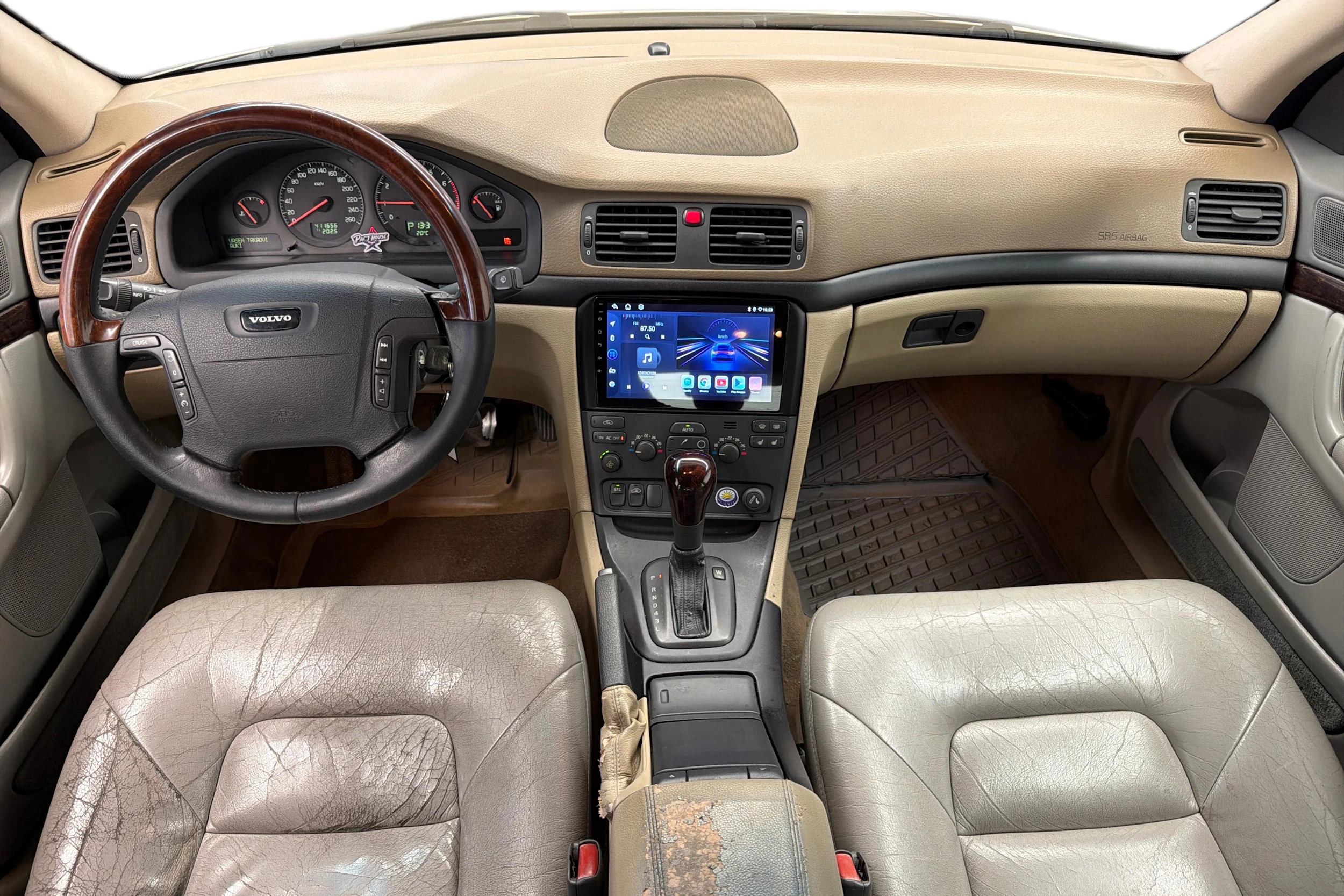 Ruskea (beige) Volvo S80 2001 kuva 7.